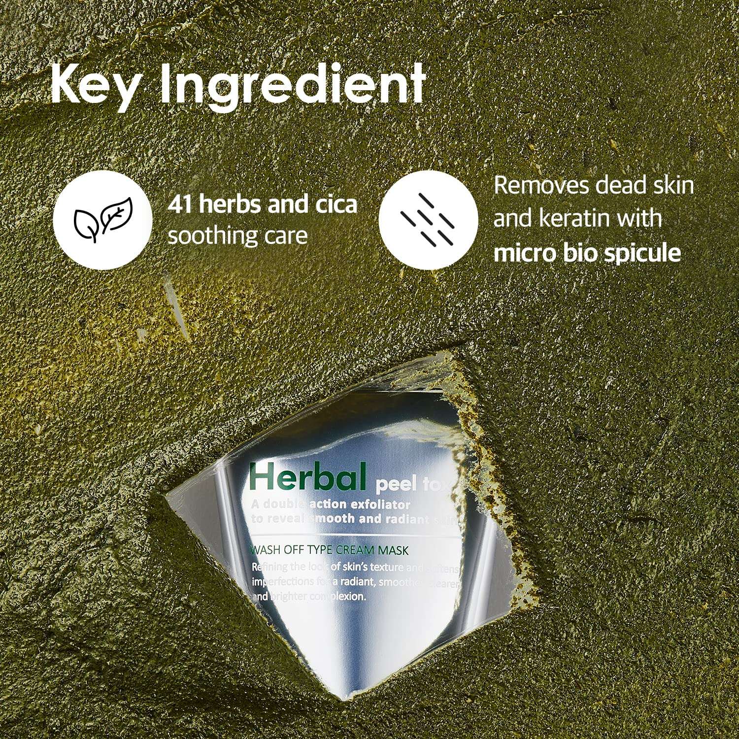 MEDI-PEEL Herbal Peel Tox 4.23 fl oz / 120g | Peeling Facial Soothing Cleanser, Exfoliating Cleanser | Wash Off Cream Mask | Vegan, Korean Skincare, For All Skin Types 5