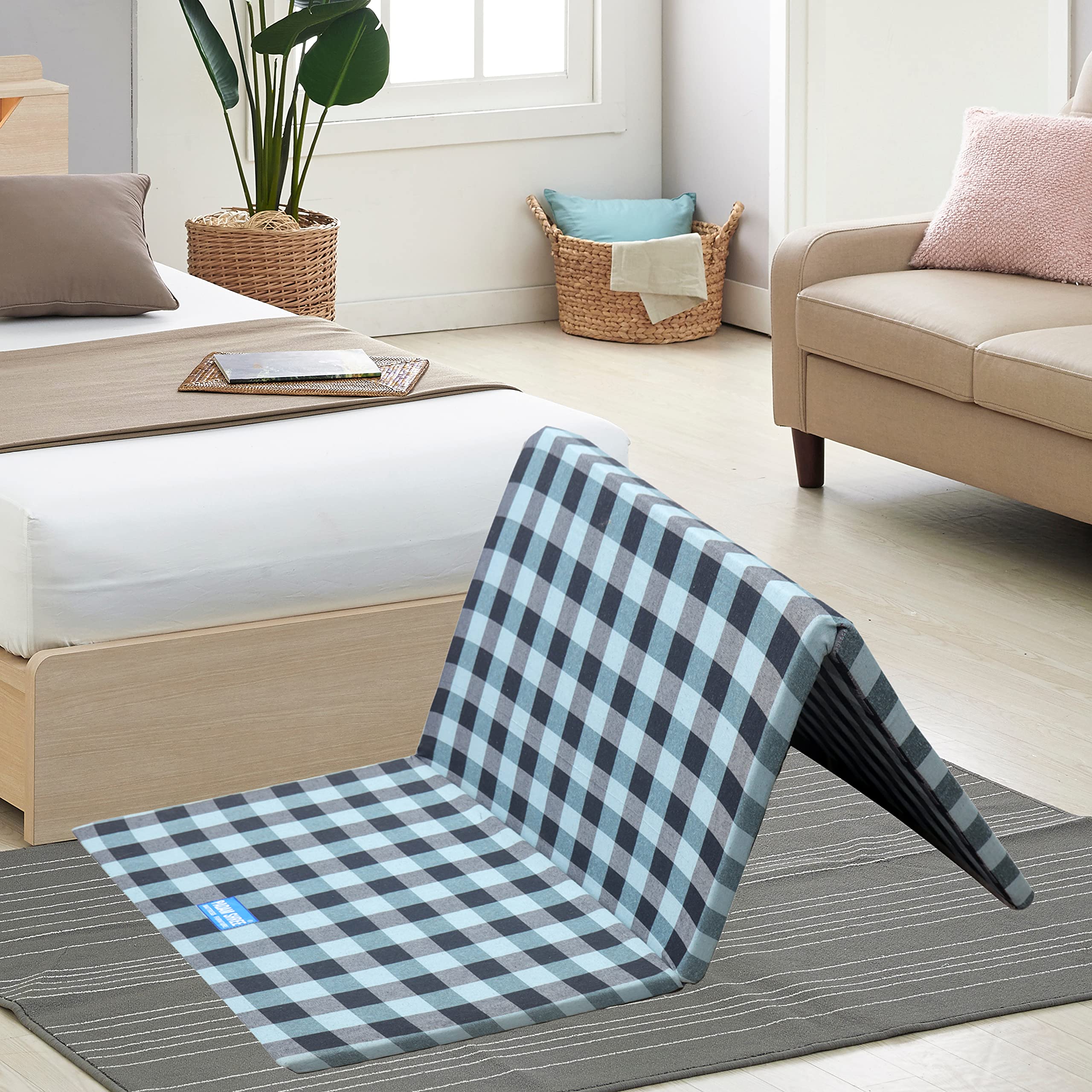 Padam Shree Single Bed Folding Pure EPE Foams (Extremely EPE Mattress Cum Foldable) for Travel, Picnic (Mattresses 2 inch Single Bed)(72x35x2) (3-FOLD 6X3) 5