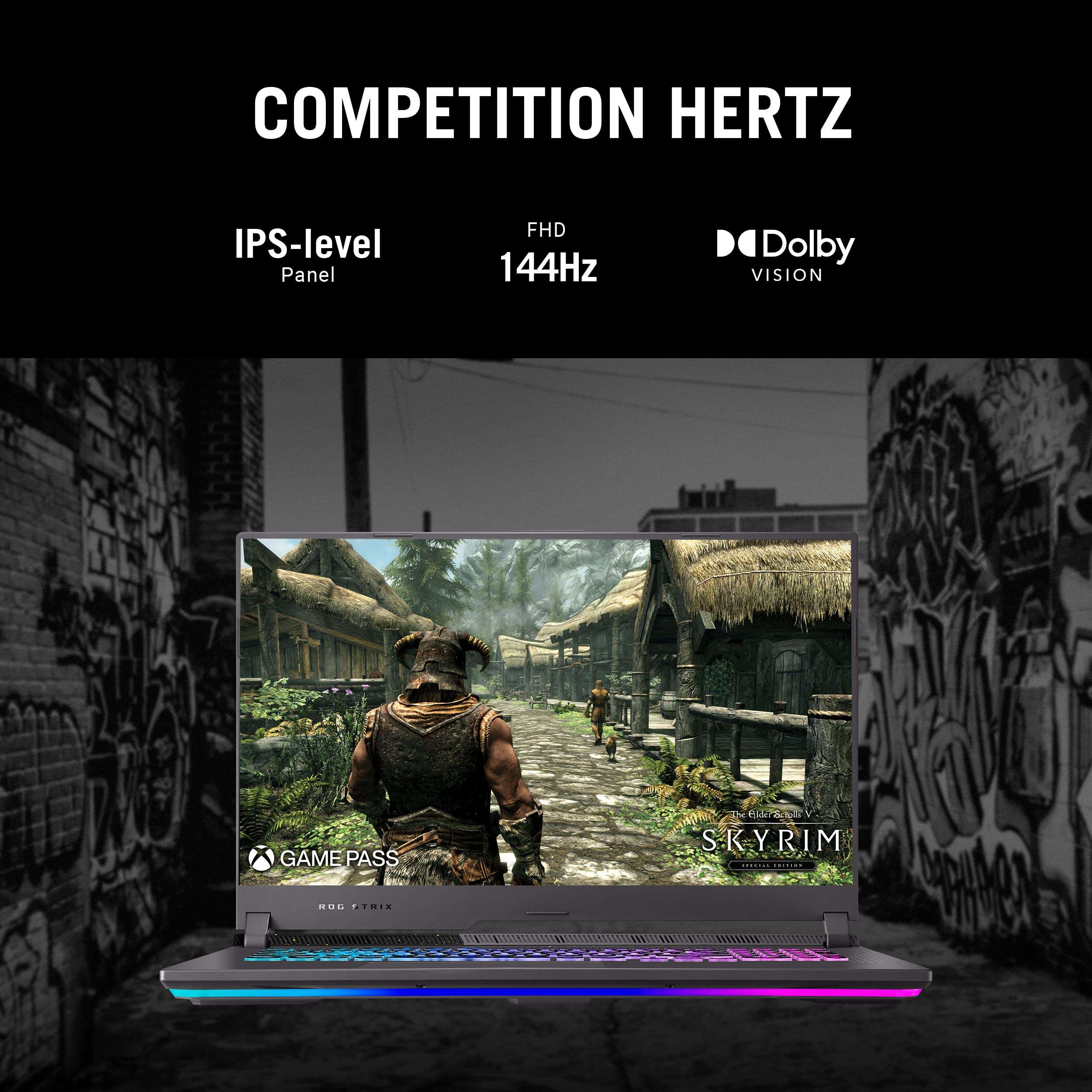 ASUS ROG Strix G17 (2022), 17.3" (43.94 cms) FHD 144Hz, AMD Ryzen 7-6800H, RTX 3050 4GB Graphics, Gaming Laptop (8GB/512GB SSD/Windows 11/Gray/2.5 kg), G713RC-HX009W 4