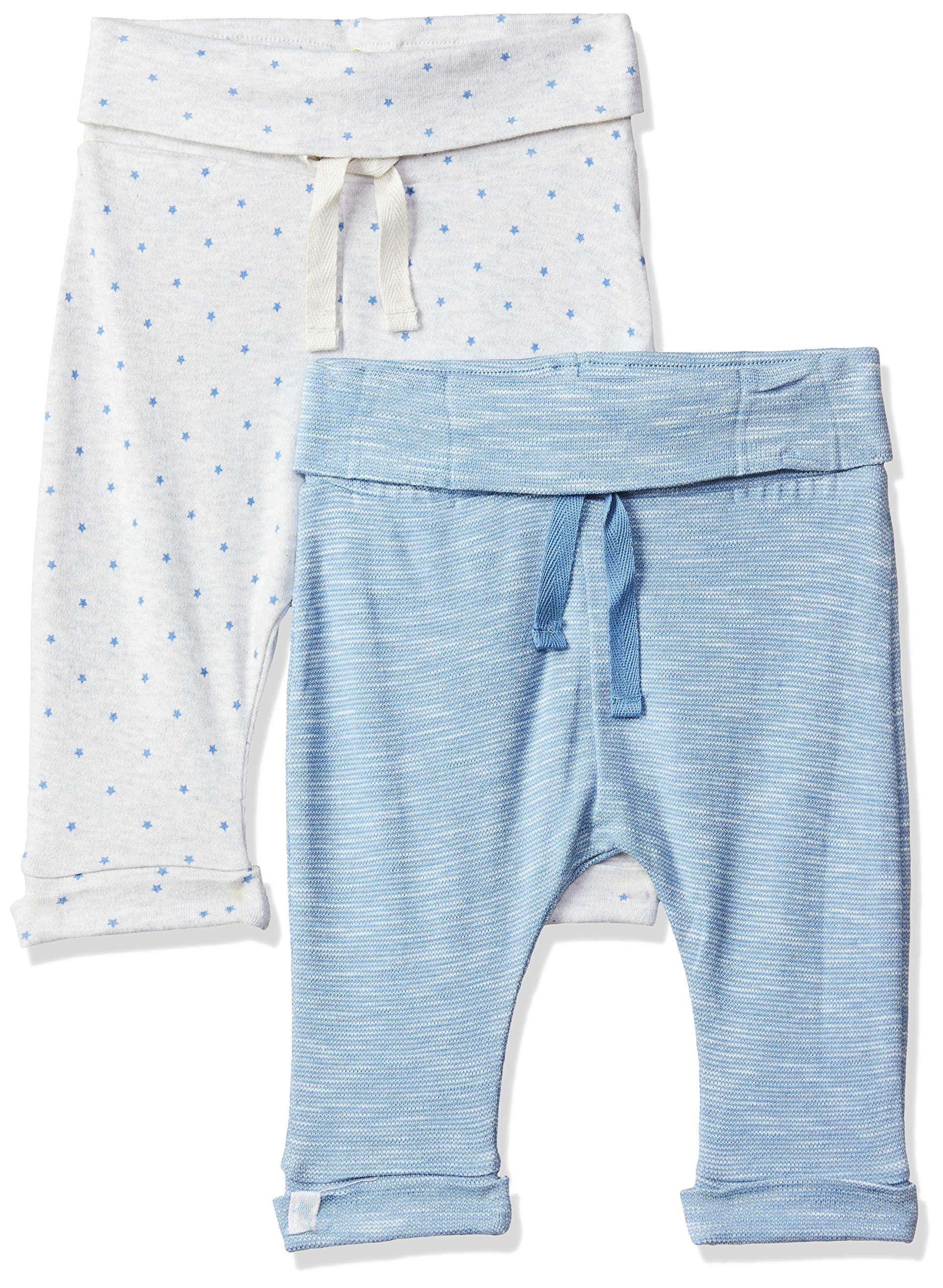 Mothercare Baby Boy's Pyjama Bottom (Pack of 2) (SA431-1_Blue_6-9 M) 1