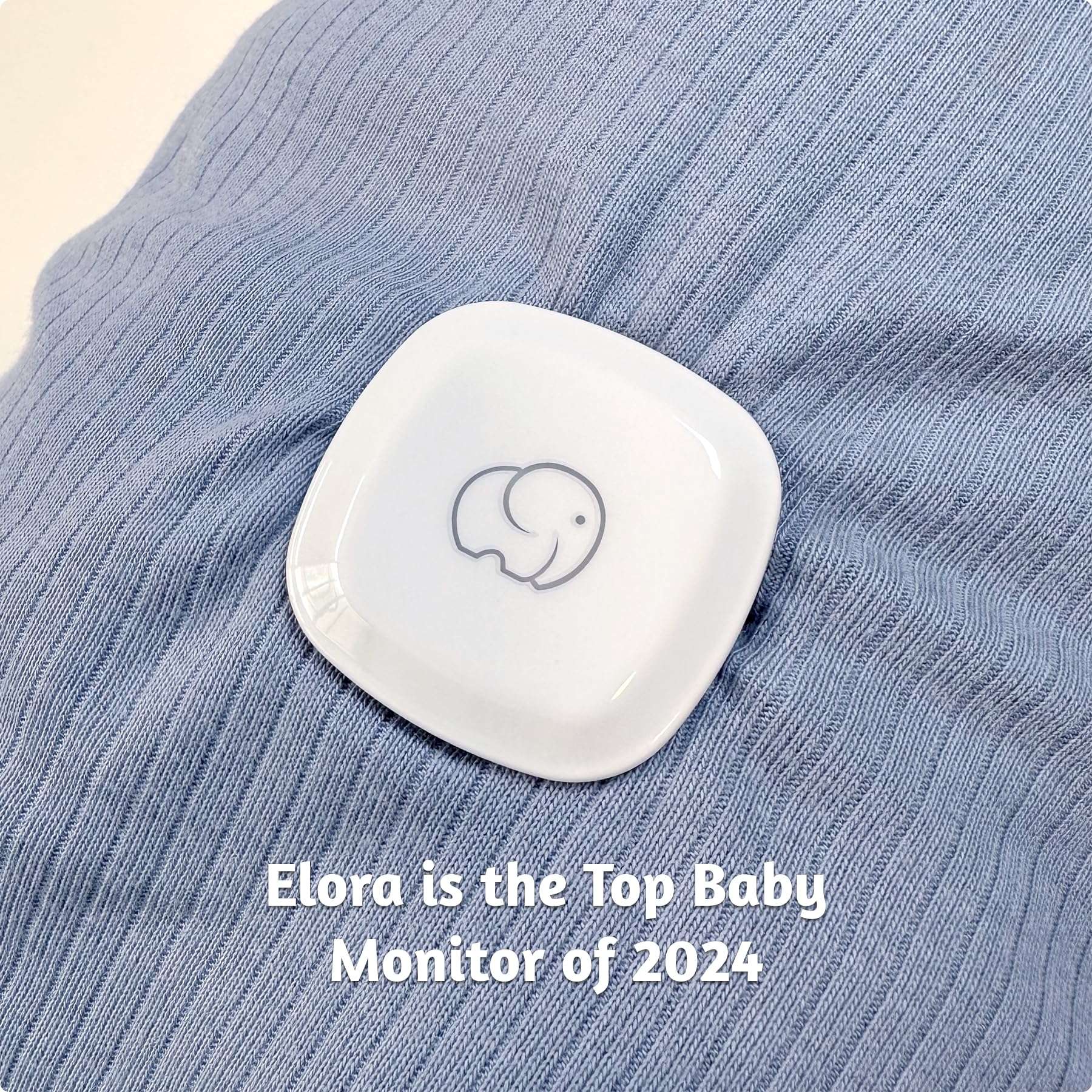 Elora Baby Wellness Monitor - AI-Powered Smart Baby Monitor for Safety, Development & Real-Time Alerts, No-Radiation Default Design, Wi-Fi Optional 4