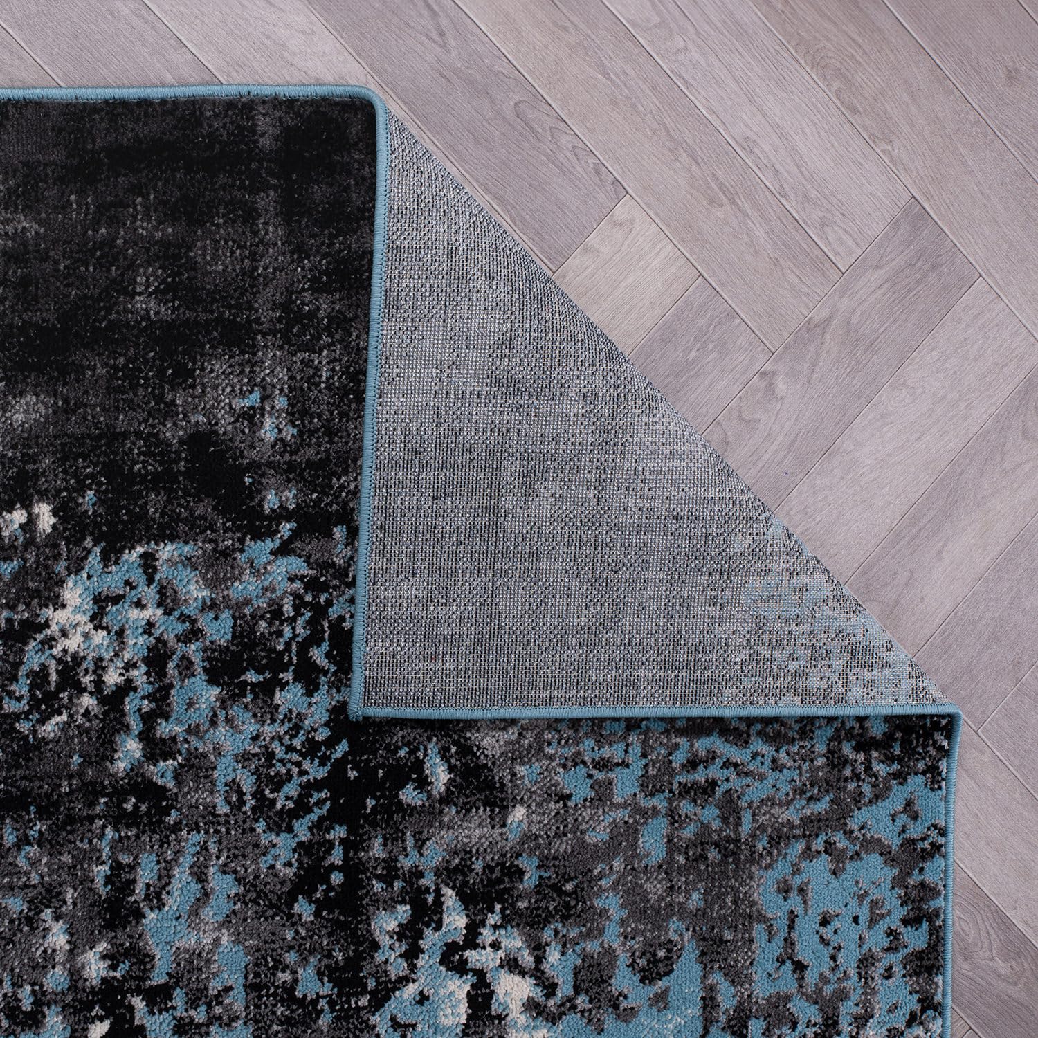 Rugshop Contemporary Abstract Splash Non Shedding Soft Ideal for Living Room,Bedroom,Kitchen Runner Rug 2' x 7' Yellow 5