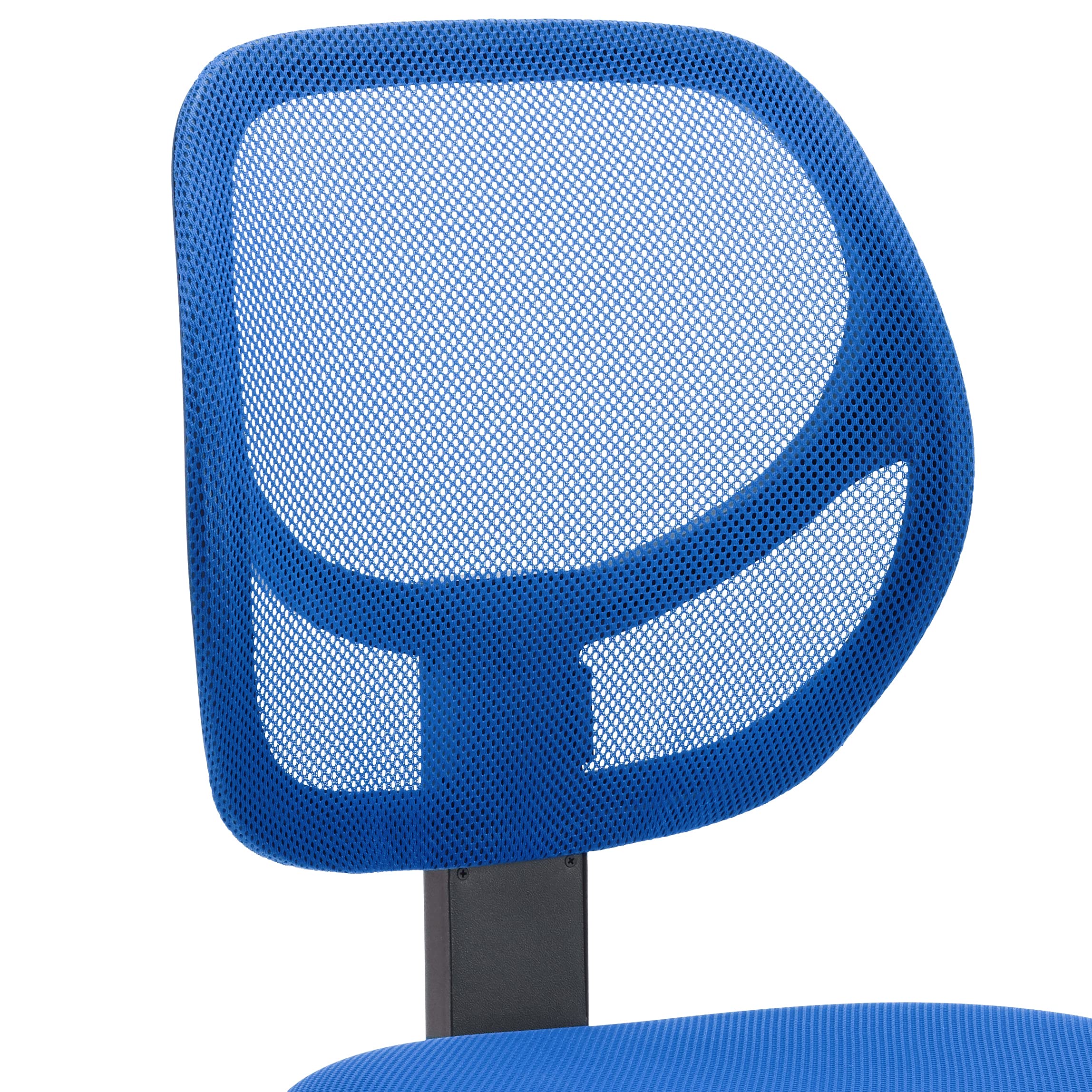 AmazonBasics Low-Back Computer Chair (Nylon, Blue) 3