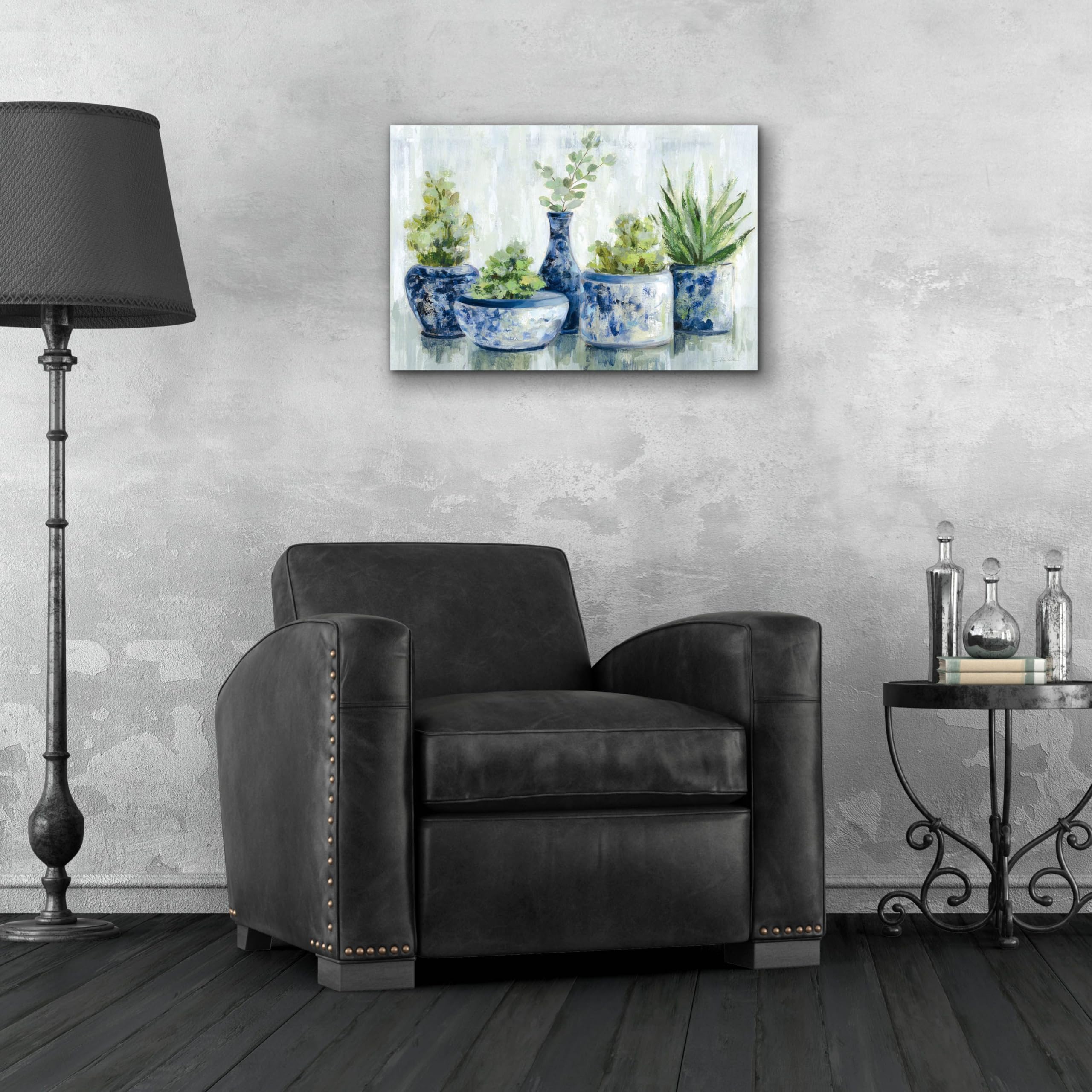 Epic Art 'Chinoiserie Plants Bright' by Silvia Vassileva, Acrylic Glass Wall Art, 24"x16" 6