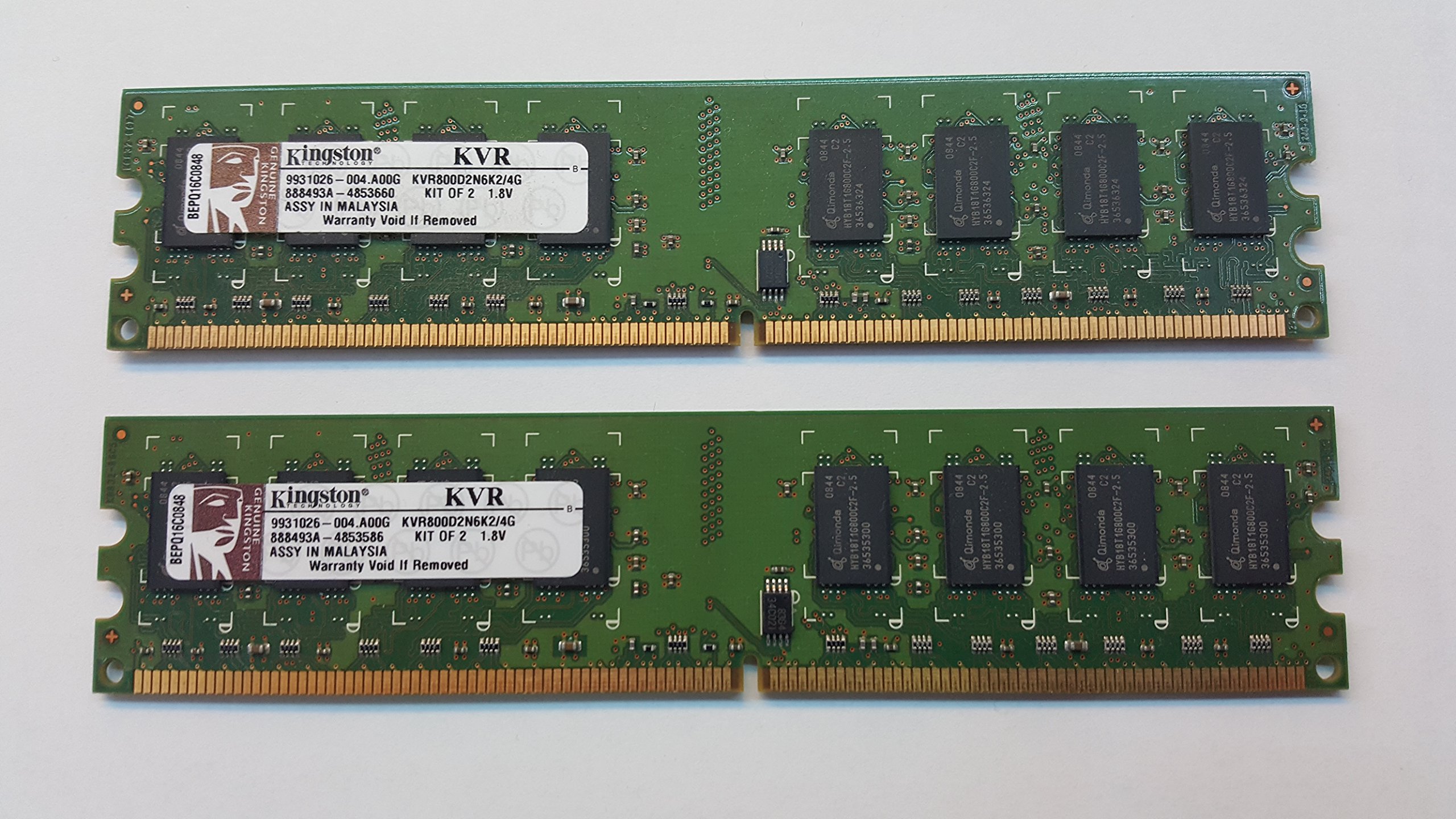 Kingston Value Ram KVR800D2N6K2/4G 4GB 800MHz Kit Non-ECC DIMM 1