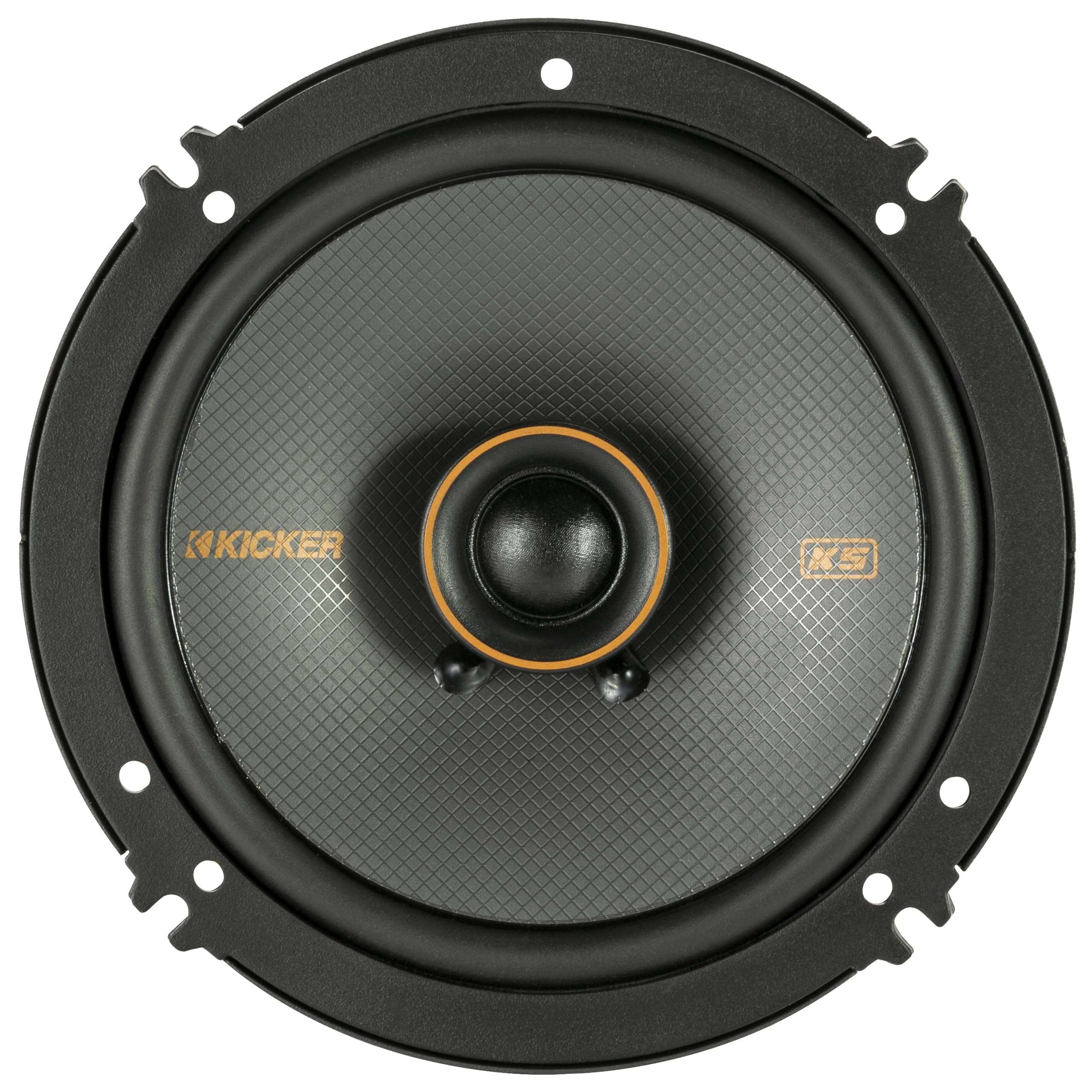 KICKER 51KSC6504 KS-Series 6.5" Coaxial Speakers with .75" tweeters, 4-Ohm, Pair 3
