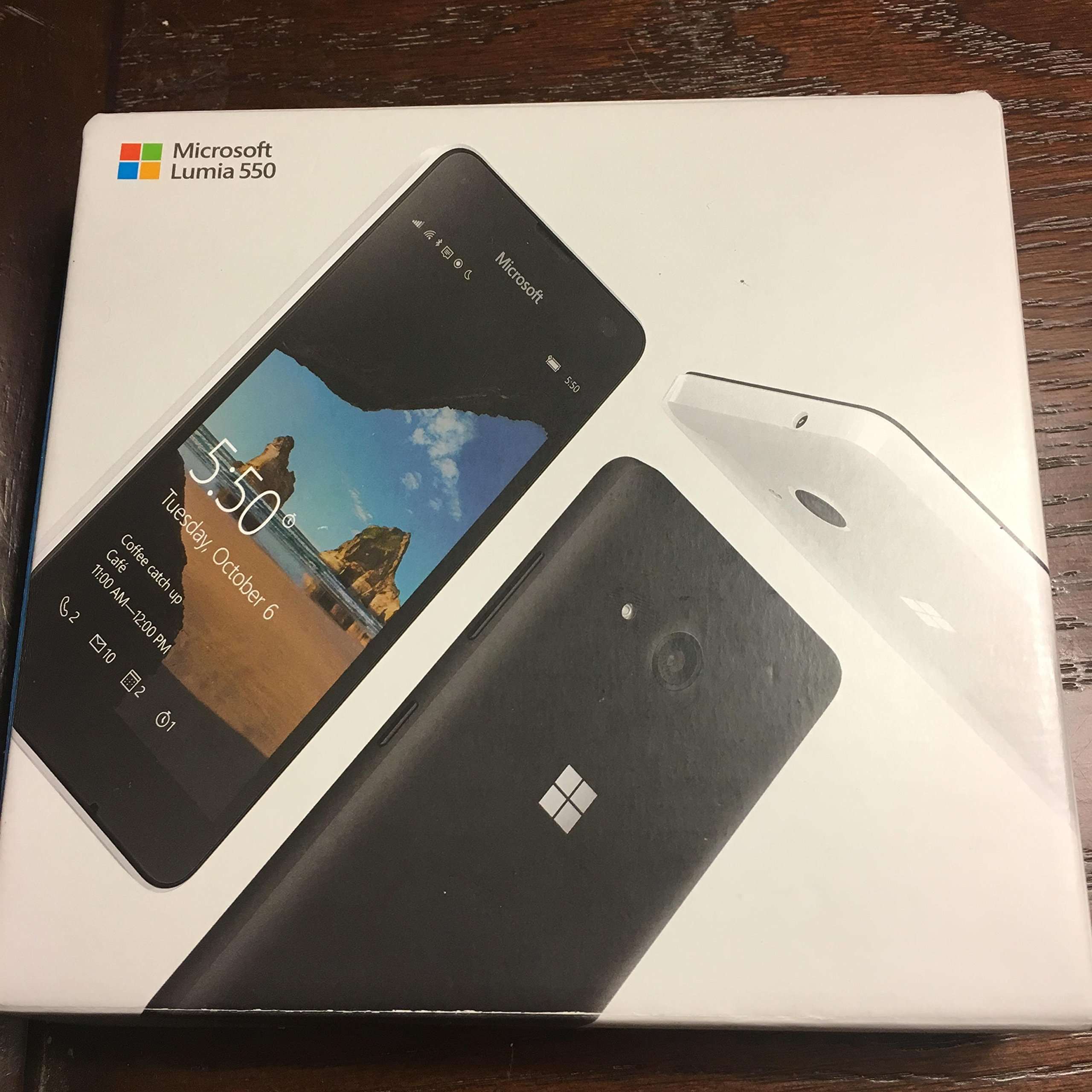 Microsoft Lumia 550 RM-1127 8GB (GSM Only, No CDMA) Factory Unlocked 4G/LTE - International Version No Warranty (Black) 4