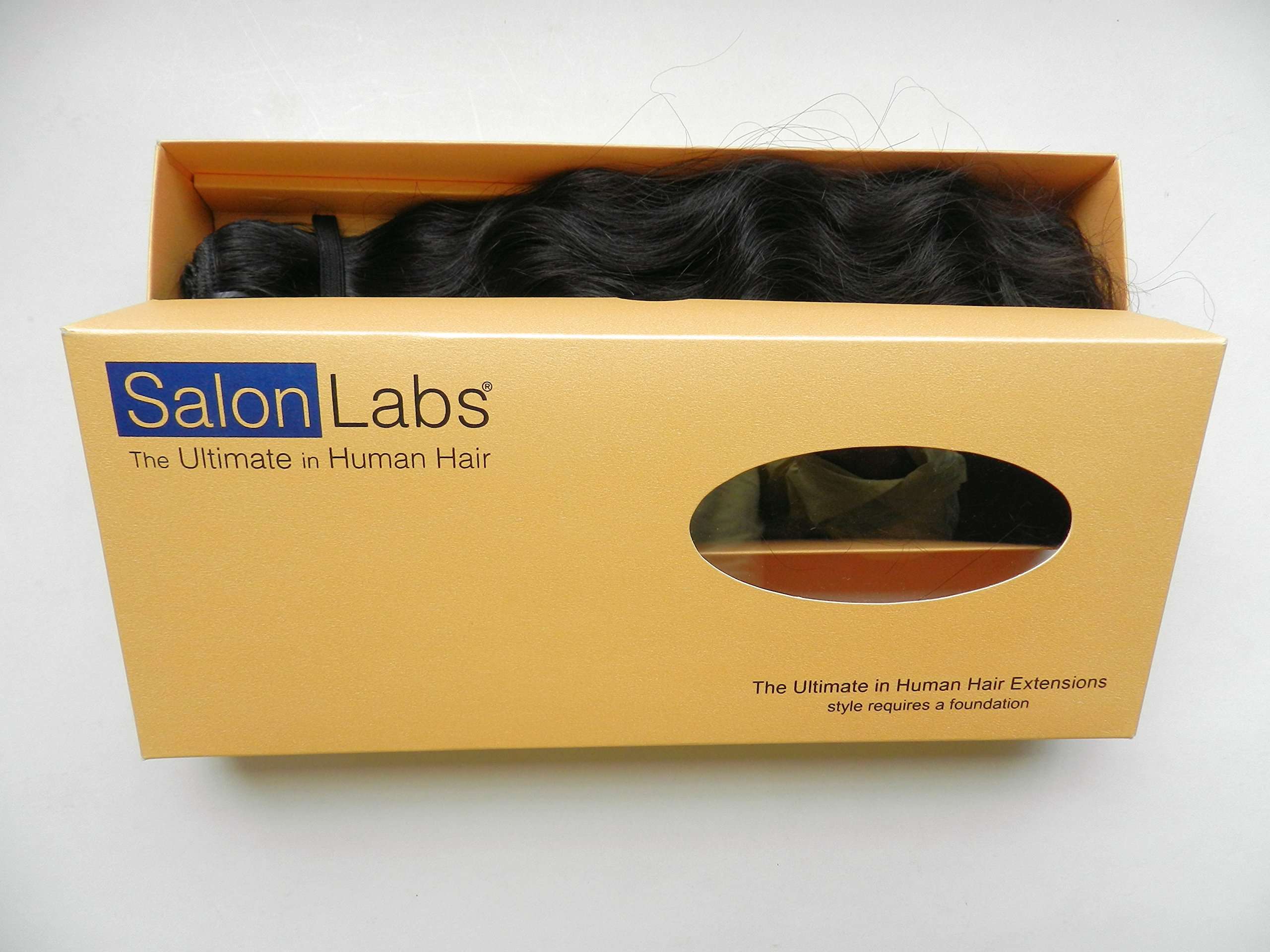 SalonLabs Remy Natural Curly Machine Weft Indian Temple Hair Extension, 16 Inch 4