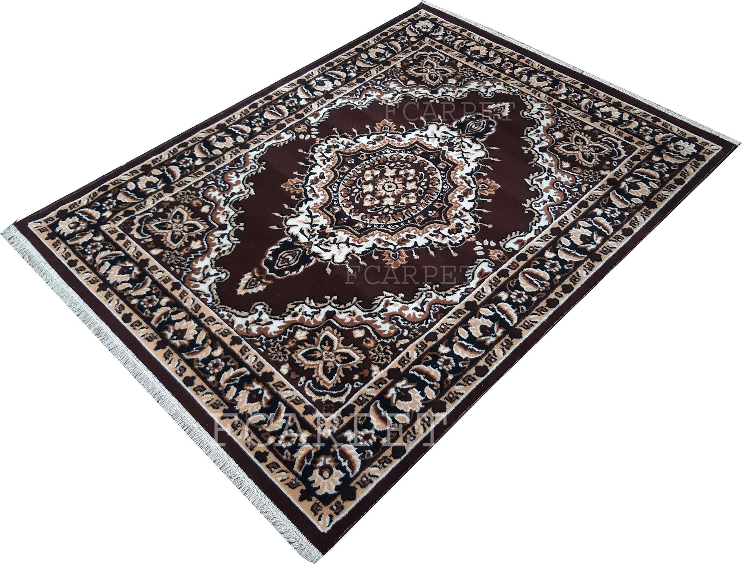 Most Prefer Design 110X165 CM(4X5 FEET) Brown Multi 3