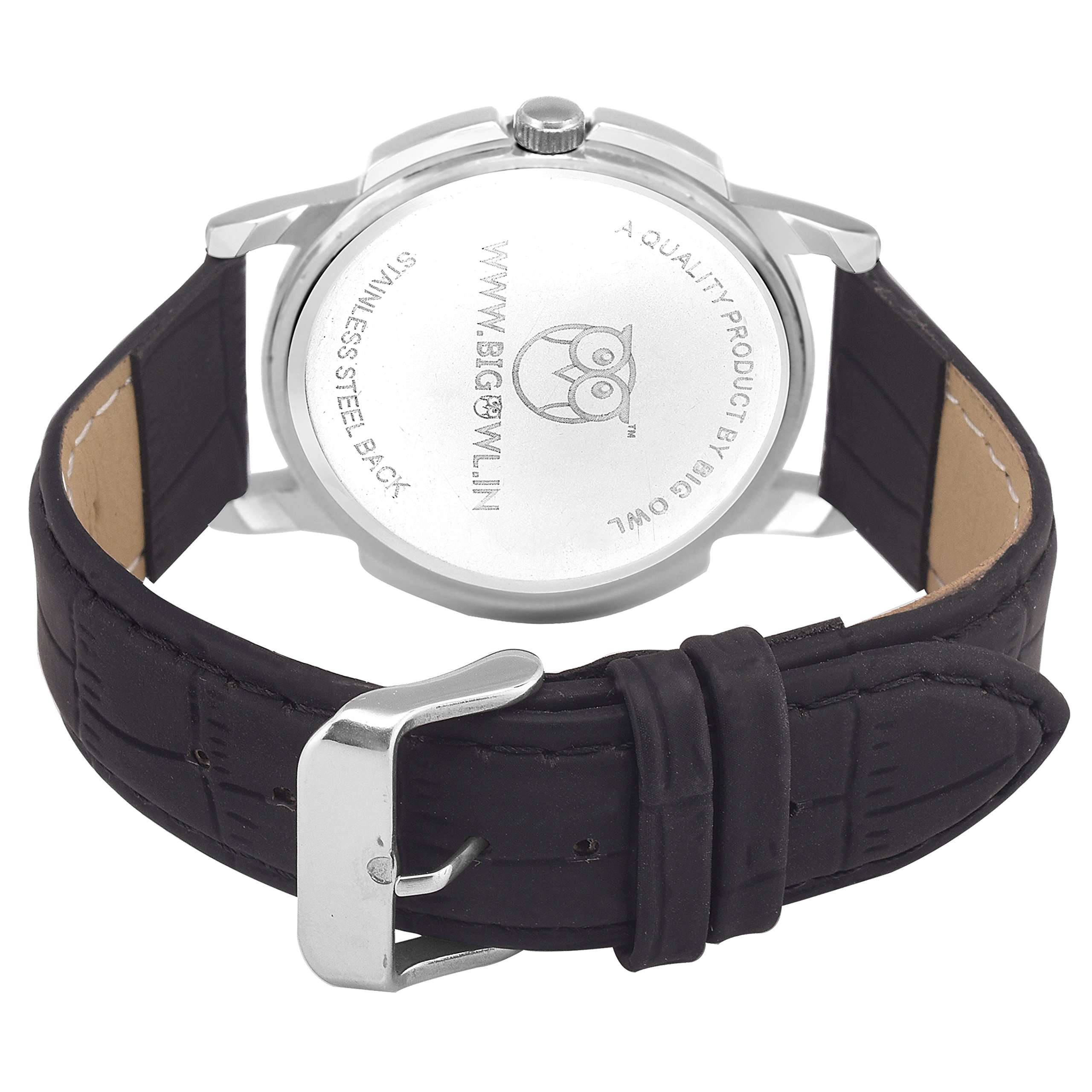 Wrist Watch - Libra Zodiac Minimal Illustration Analog Men's and Boy's Wrist Watch - Unique Analog Quartz Leather Band Wrist Watch by BigOwl 5