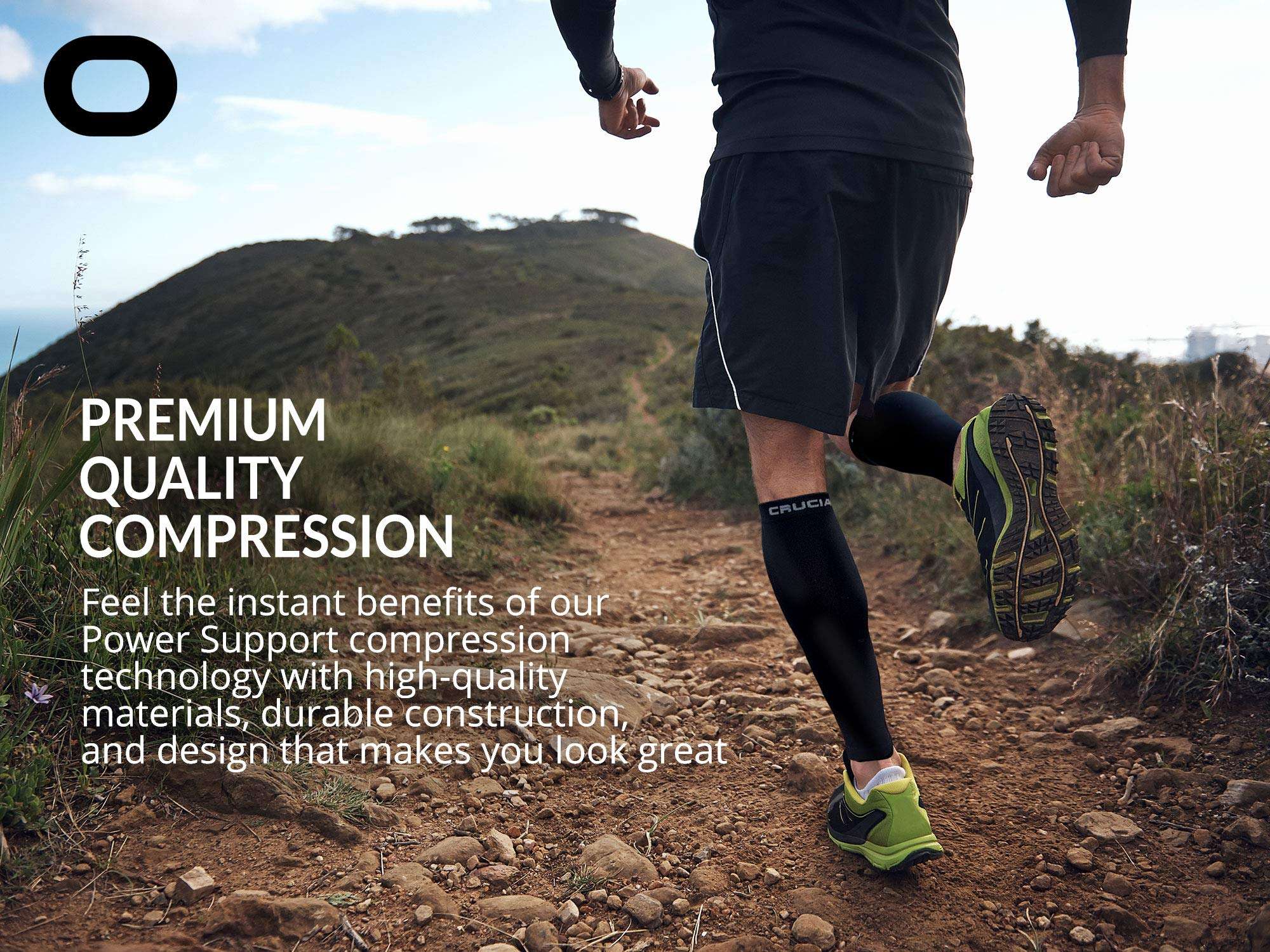 Calf Compression Sleeve for Men & Women (20-30mmHg) - Best Calf Compression Socks for Running, Shin Splint, Calf Pain Relief, Leg Support Sleeve for Runners, Medical, Air Travel, Nursing, Cycling 3