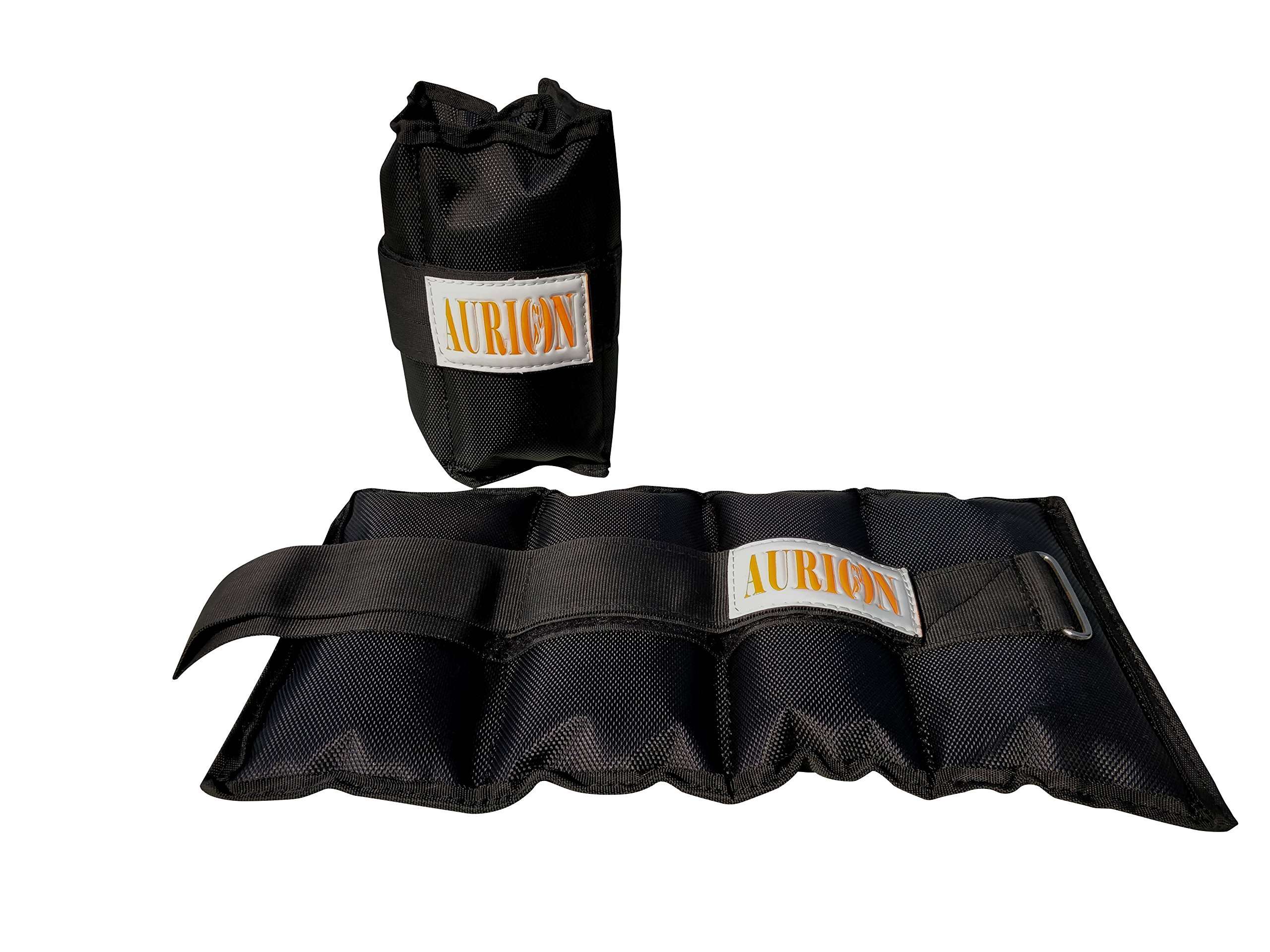 Aurion Ankle Weights (3 kg x 2) Total 6 kg Home Gym Weight Bands perfect for fitness 2