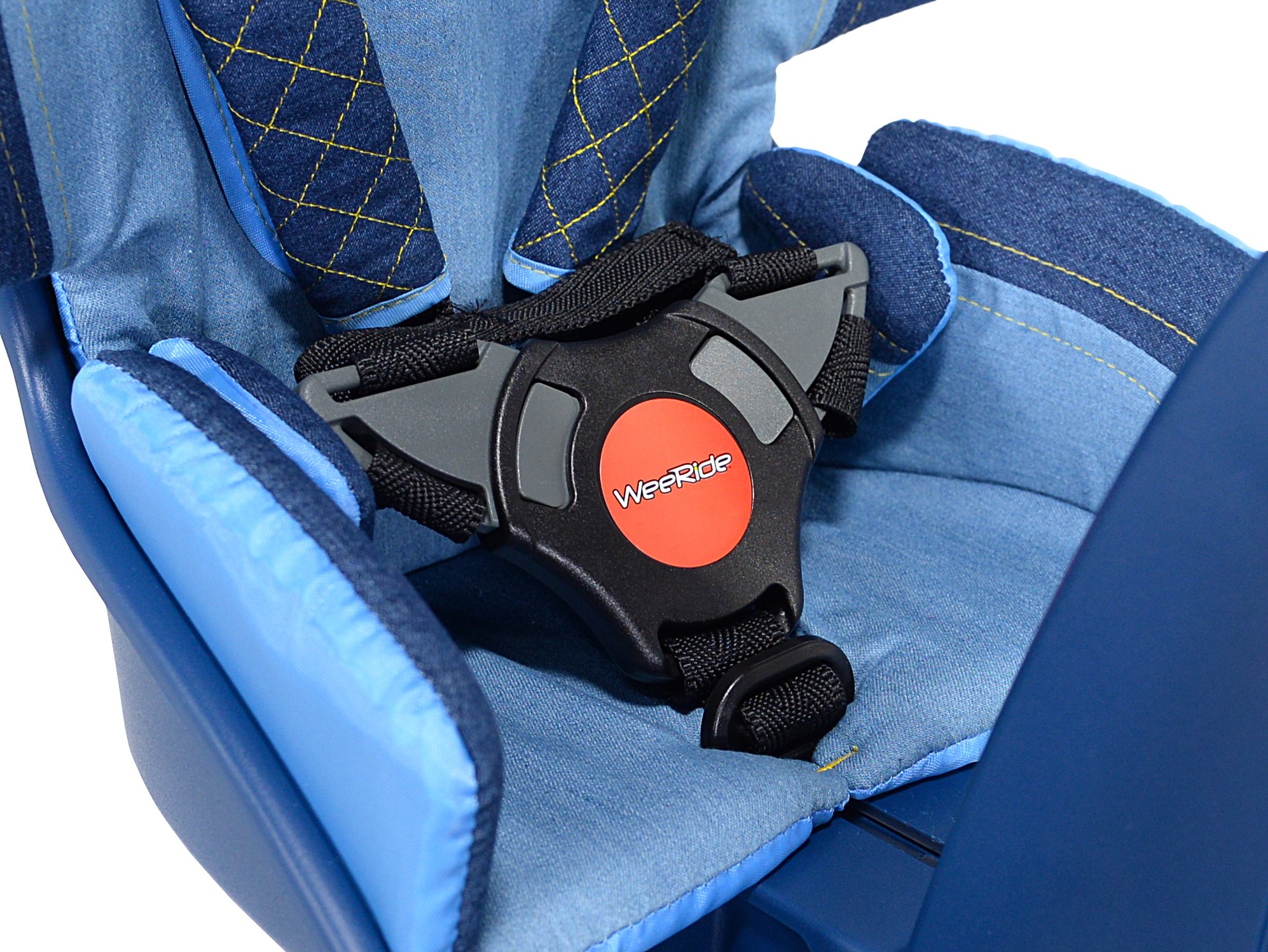 WeeRide Ltd Kangaroo Child Bike Seat, Denim 4