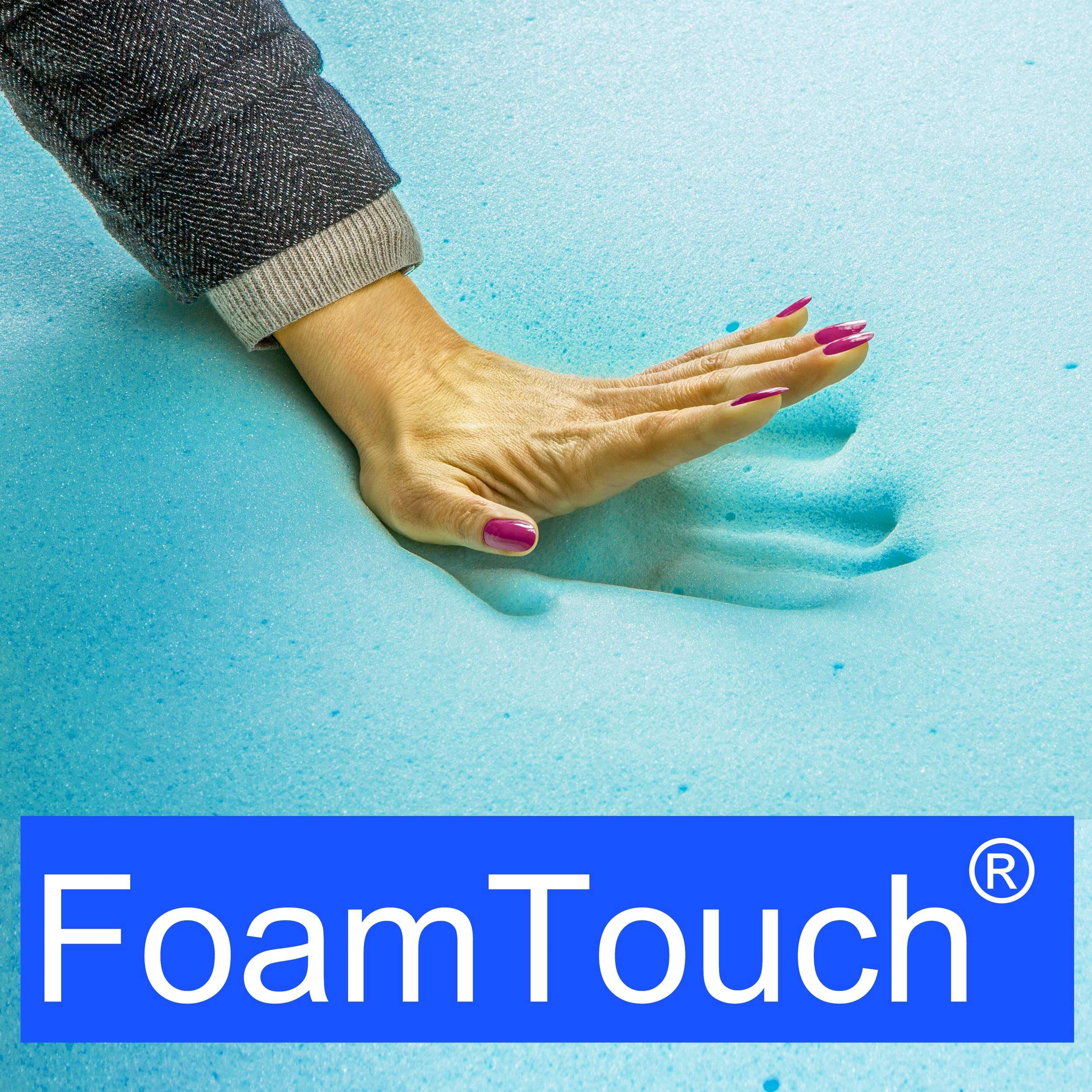 FoamTouch 4" Height x 35" Width x 79" Length Camper/RV bunk Mattress with Gel Memory Foam -No Cover 6