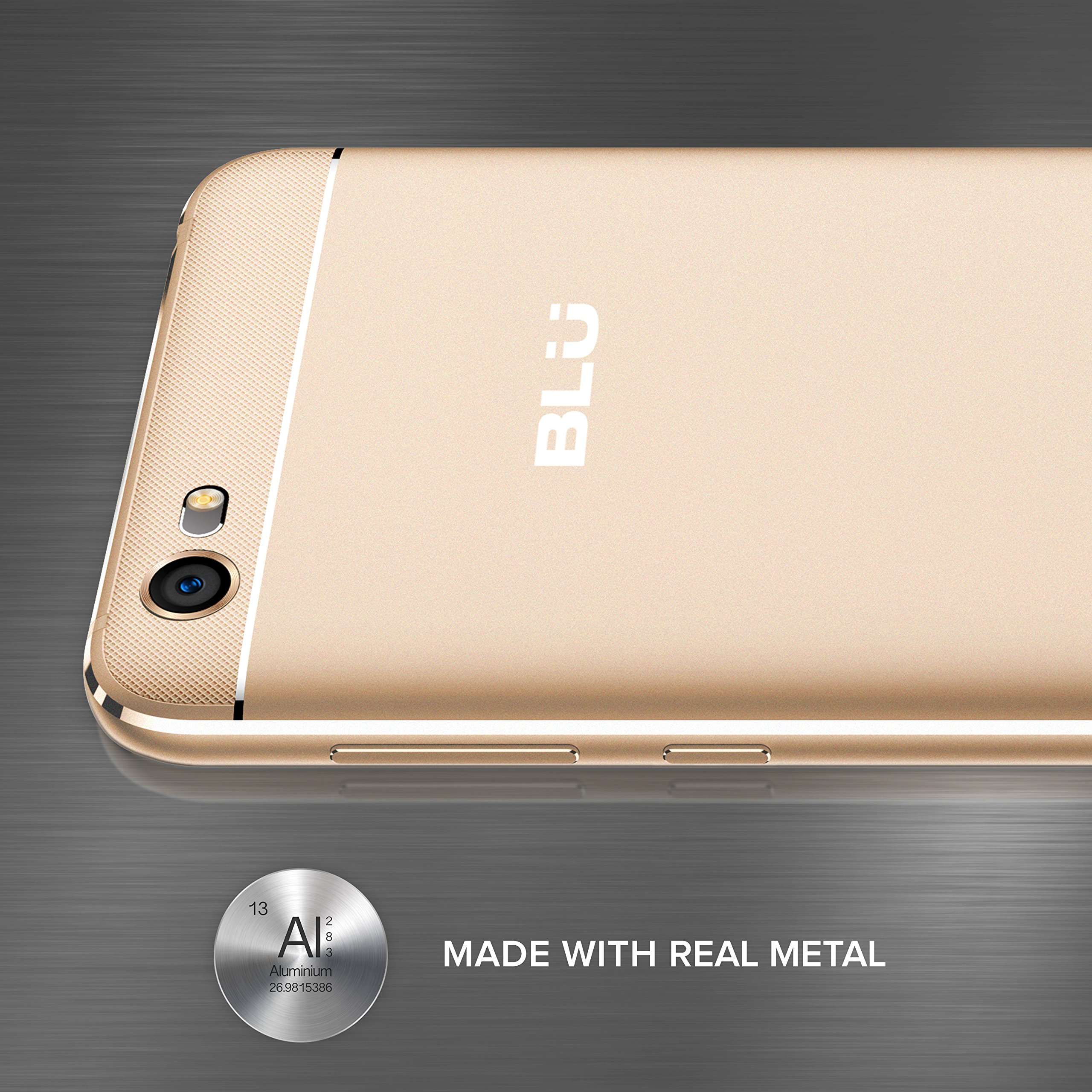 BLU Advance 5.0 Pro -Unlocked Dual Sim Smartphone - 8GB + 1GB RAM - Gold 5