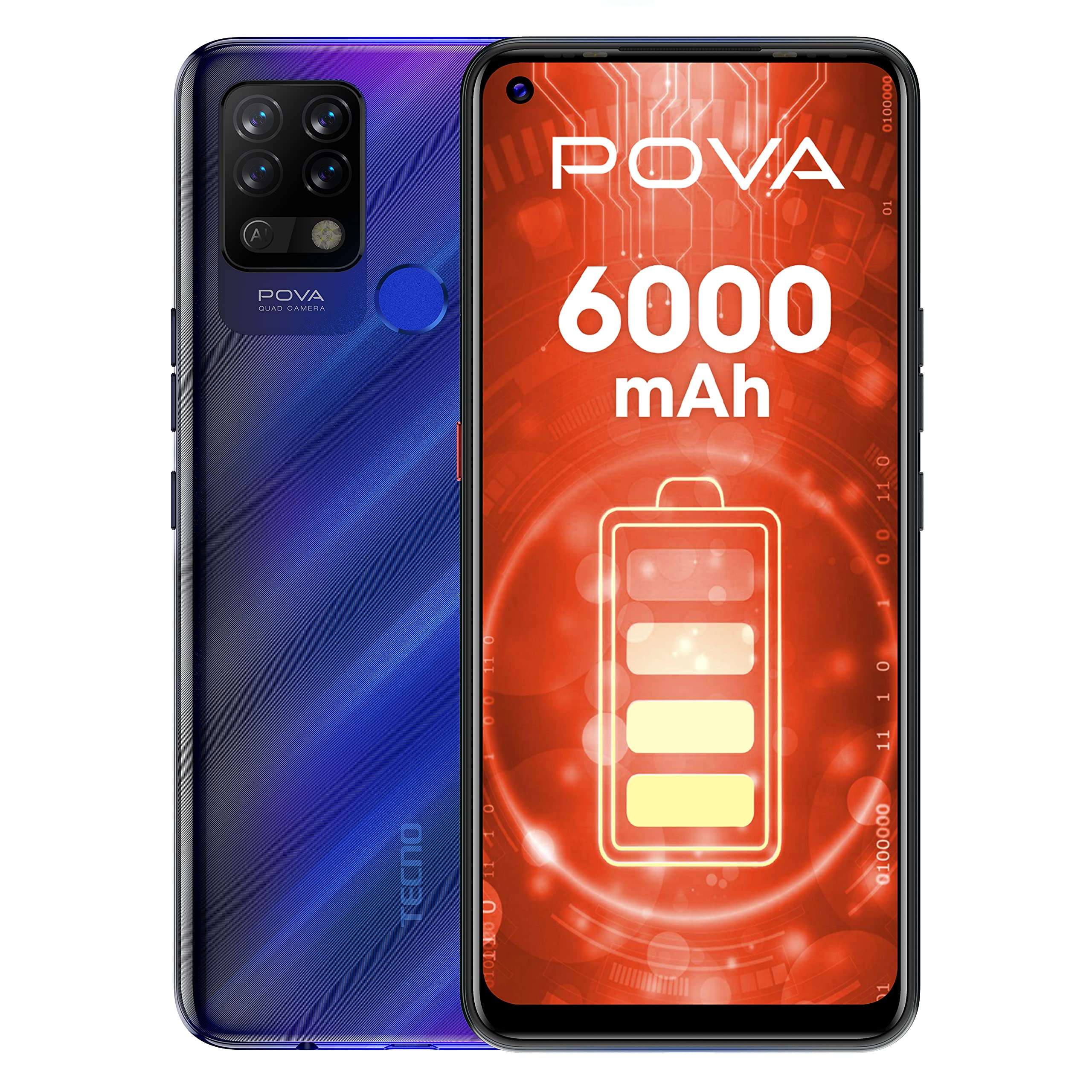 TECNO Pova (Magic Blue, 6GB RAM, 128GB Storage) 1