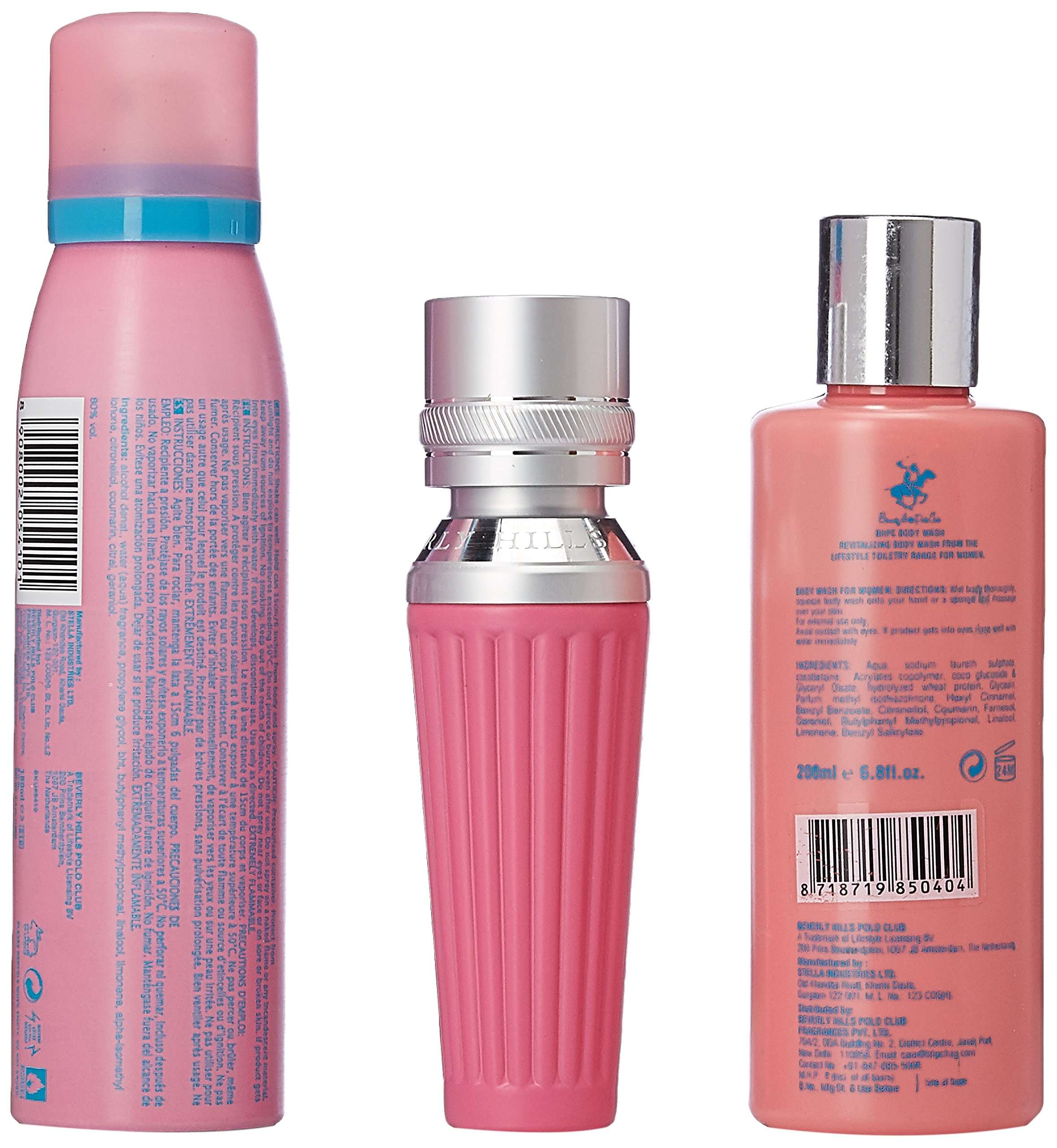 US Polo Association Women Eau De Toilette, Body Wash and Deodorant, 450 ml 3