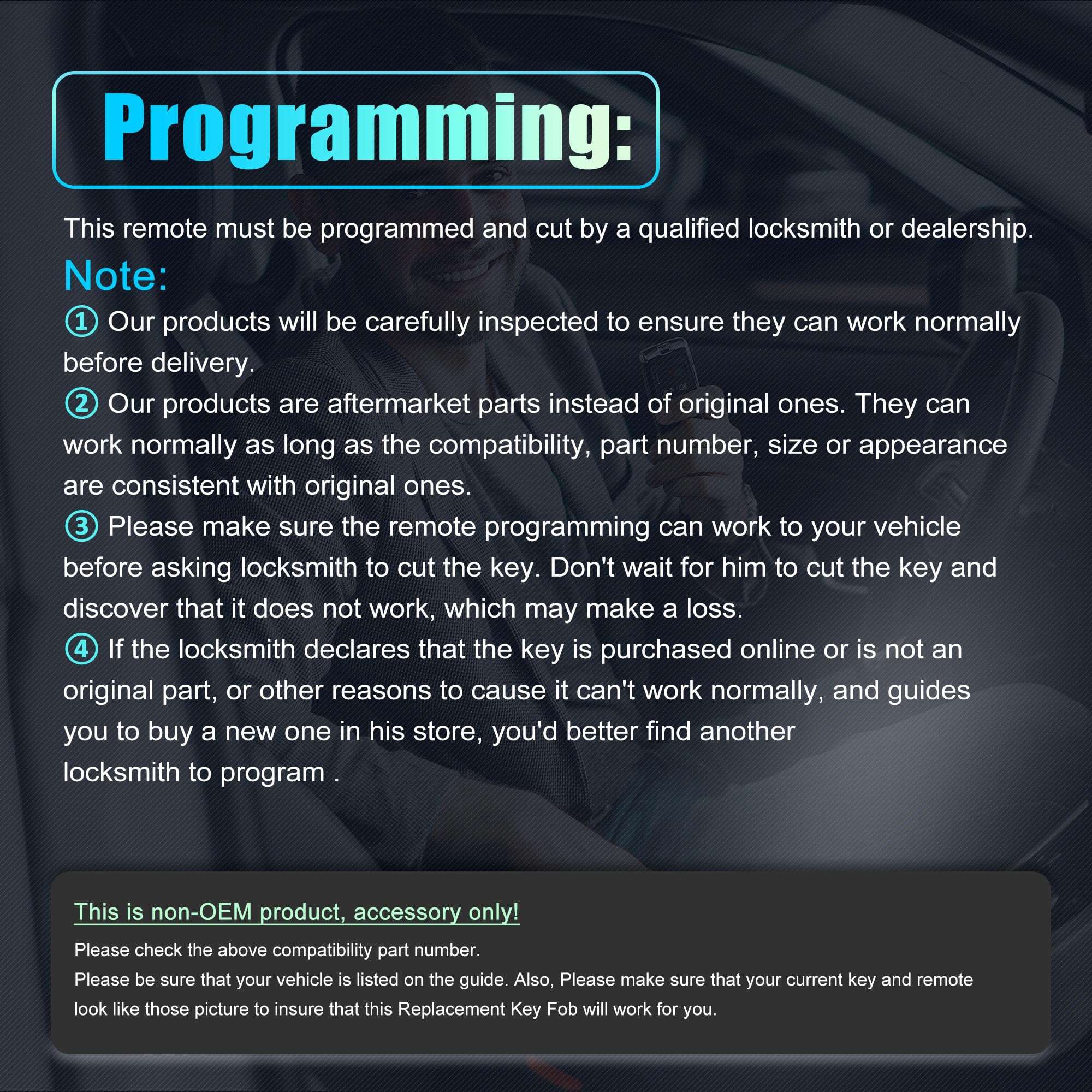 ACROPIX ABO1502T 315MHz Keyless Entry Remote Key Fob for Chevrolet C1500 C2500 C3500 1997-1999 for Chevrolet K1500 K1500 K3500 1997-1999 Replacement Car Key 6