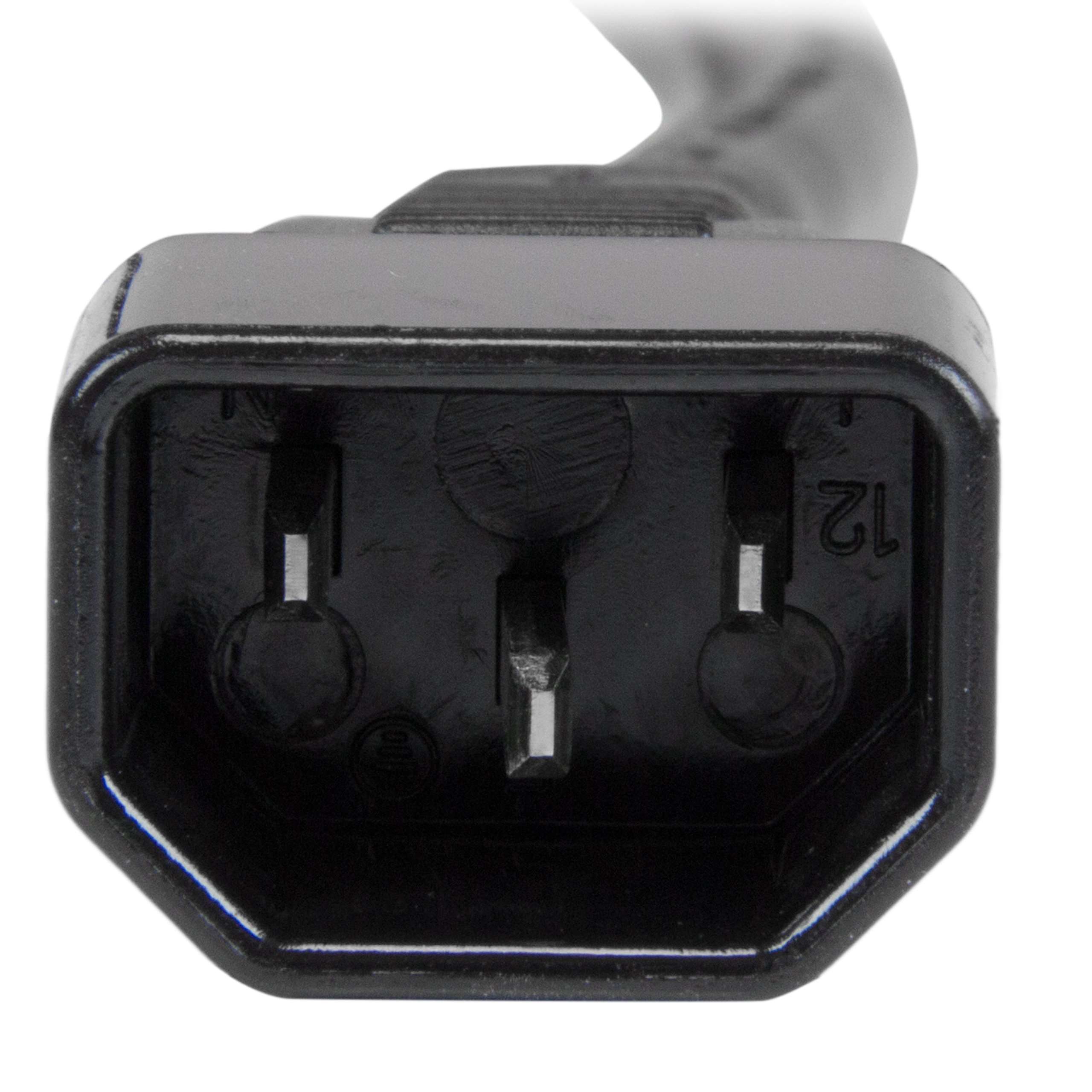 StarTech.com 3 ft Heavy Duty 14 AWG Computer Power Cord - C14 to C19 - 14 AWG Power Cable - IEC 320 C14 to IEC 320 C19 Power Cord (PXTC14C19143) 5