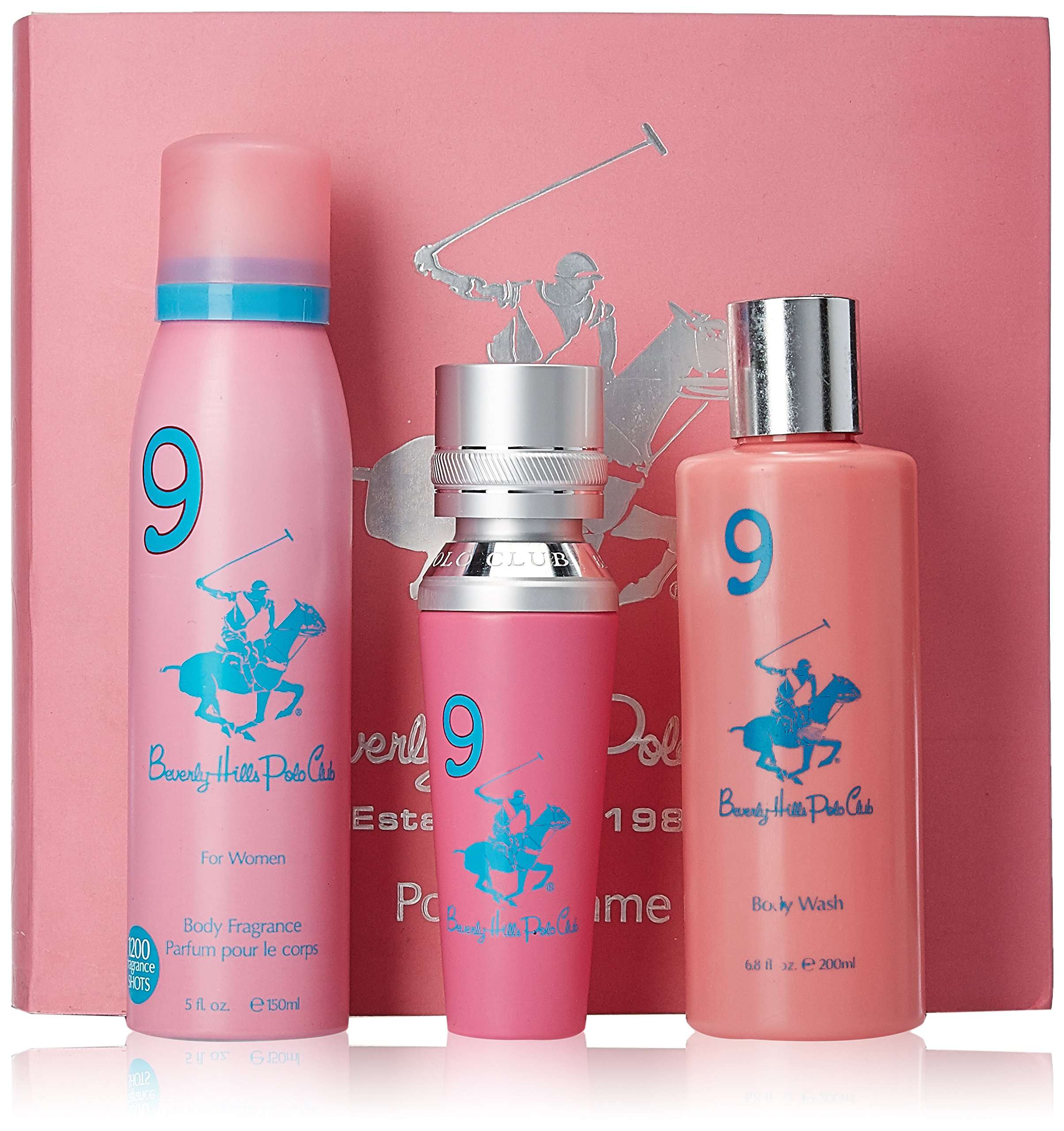 US Polo Association Women Eau De Toilette, Body Wash and Deodorant, 450 ml 1