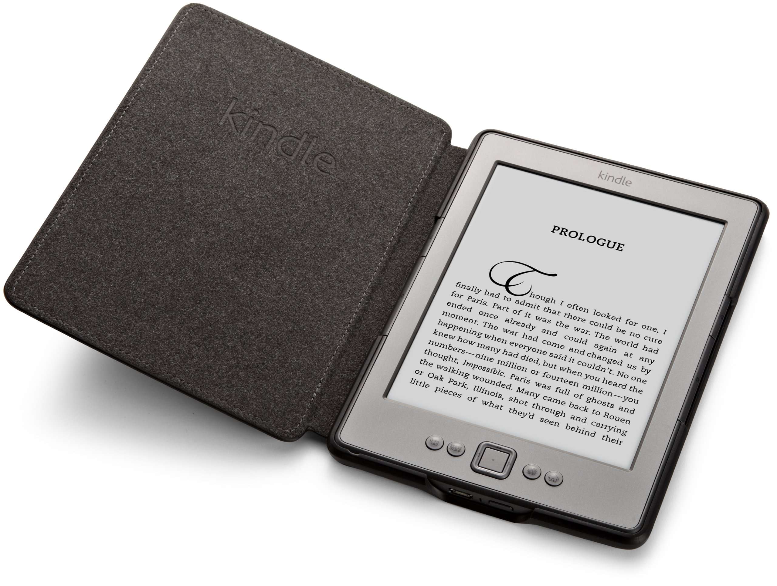 Amazon Kindle Leather Cover, Black (does not fit Kindle Paperwhite, Touch, or Keyboard) 4