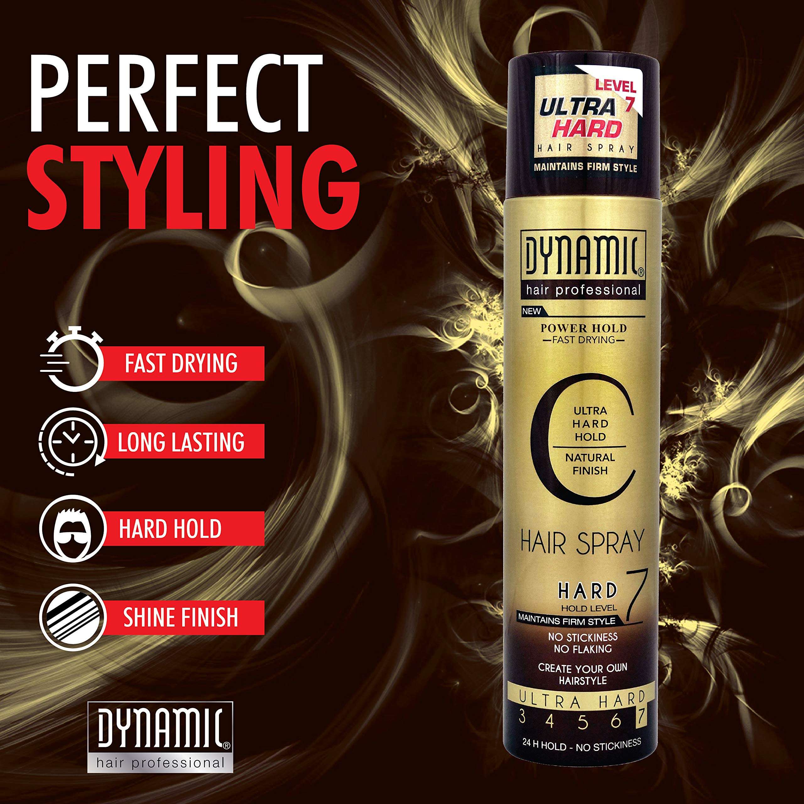 Dynamic Hair Styling Hair Spray (Level 7) 3