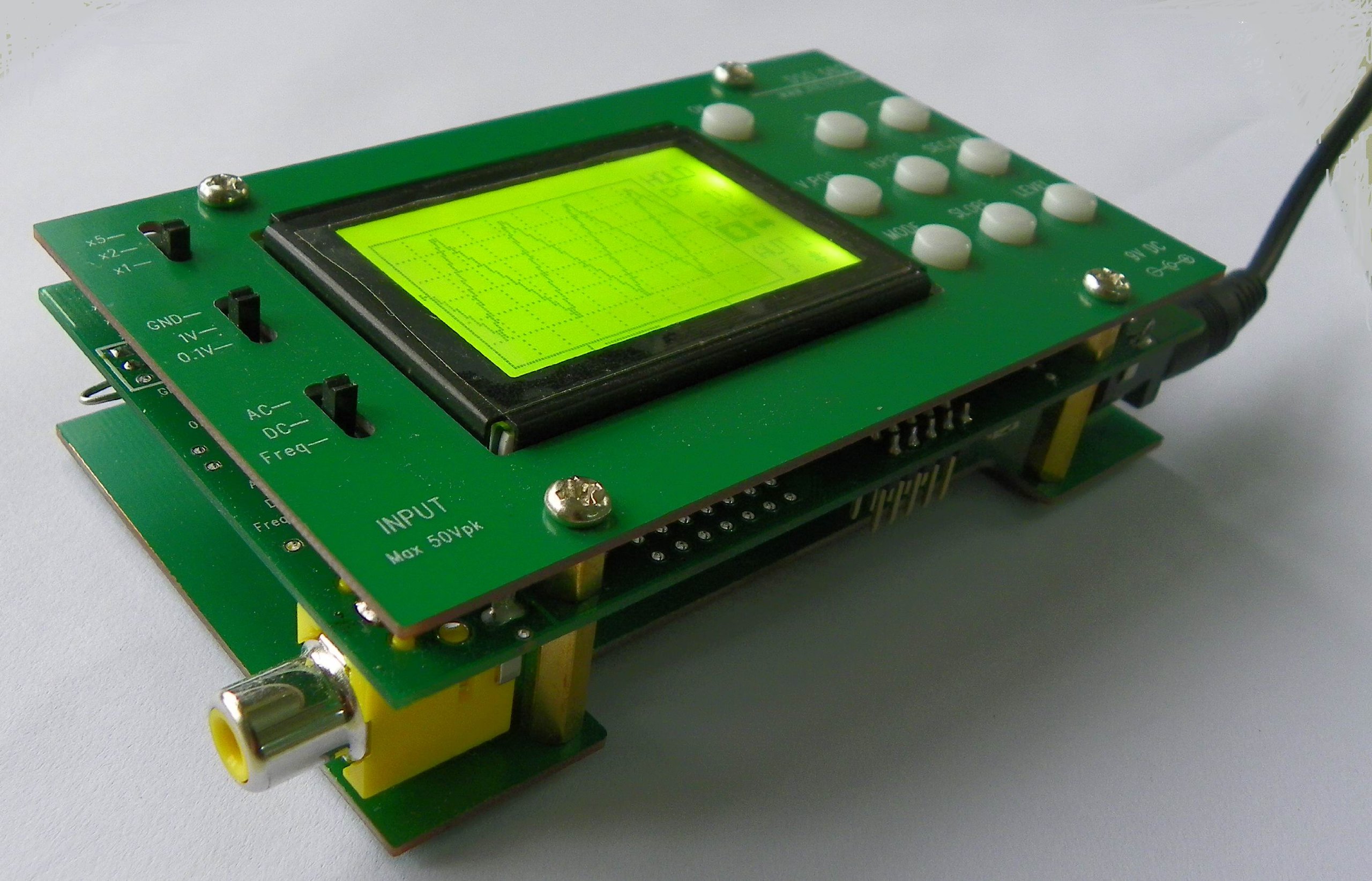 JYE Tech 06204KP 062 LCD oscilloscope DIY kit 5