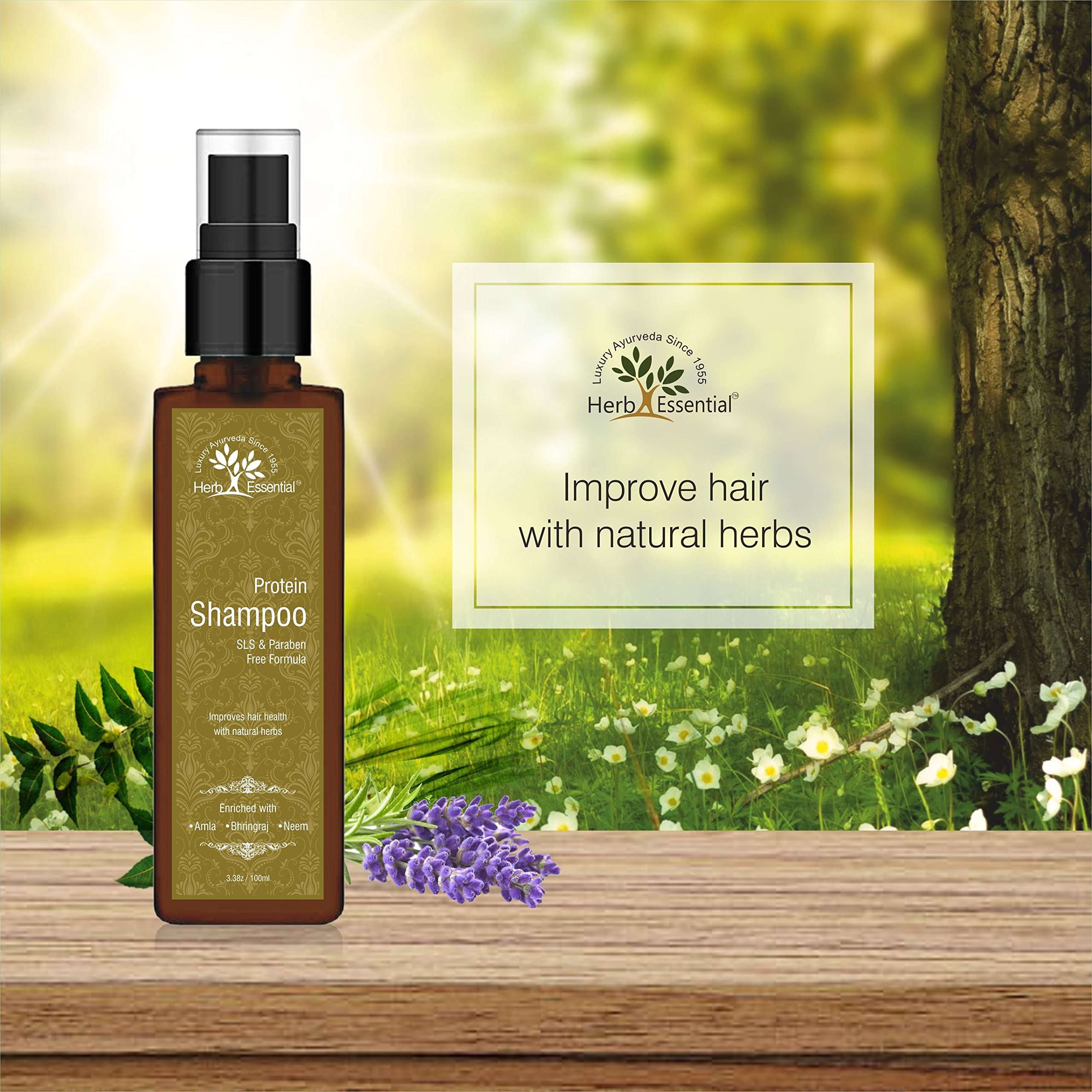 Herb Essential Protien Shampoo, 100 Ml 3