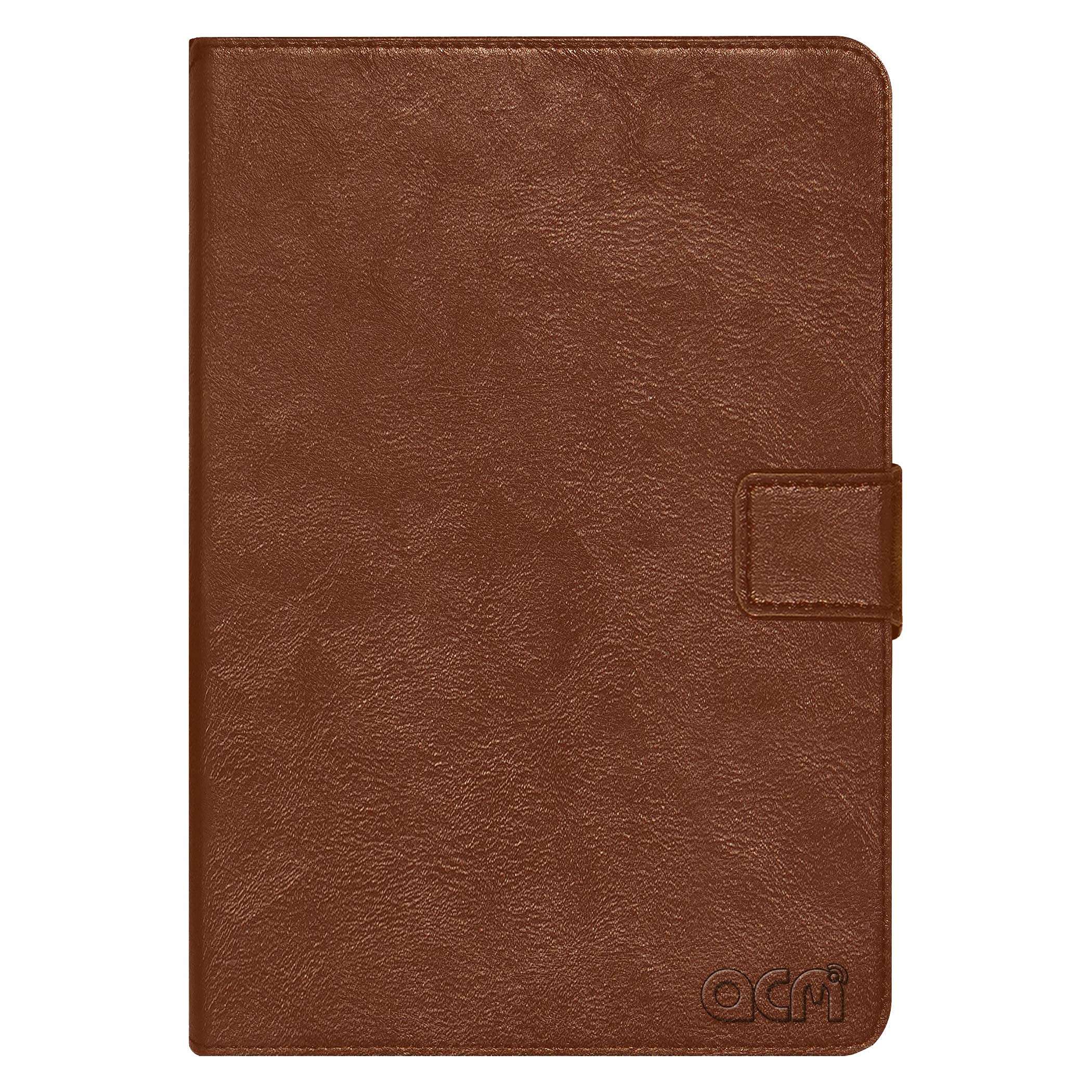 Acm Multi Protective Leather Flip Case with Viewing Stand Compatible with Realme Pad X Tab Cover Golden Brown 1