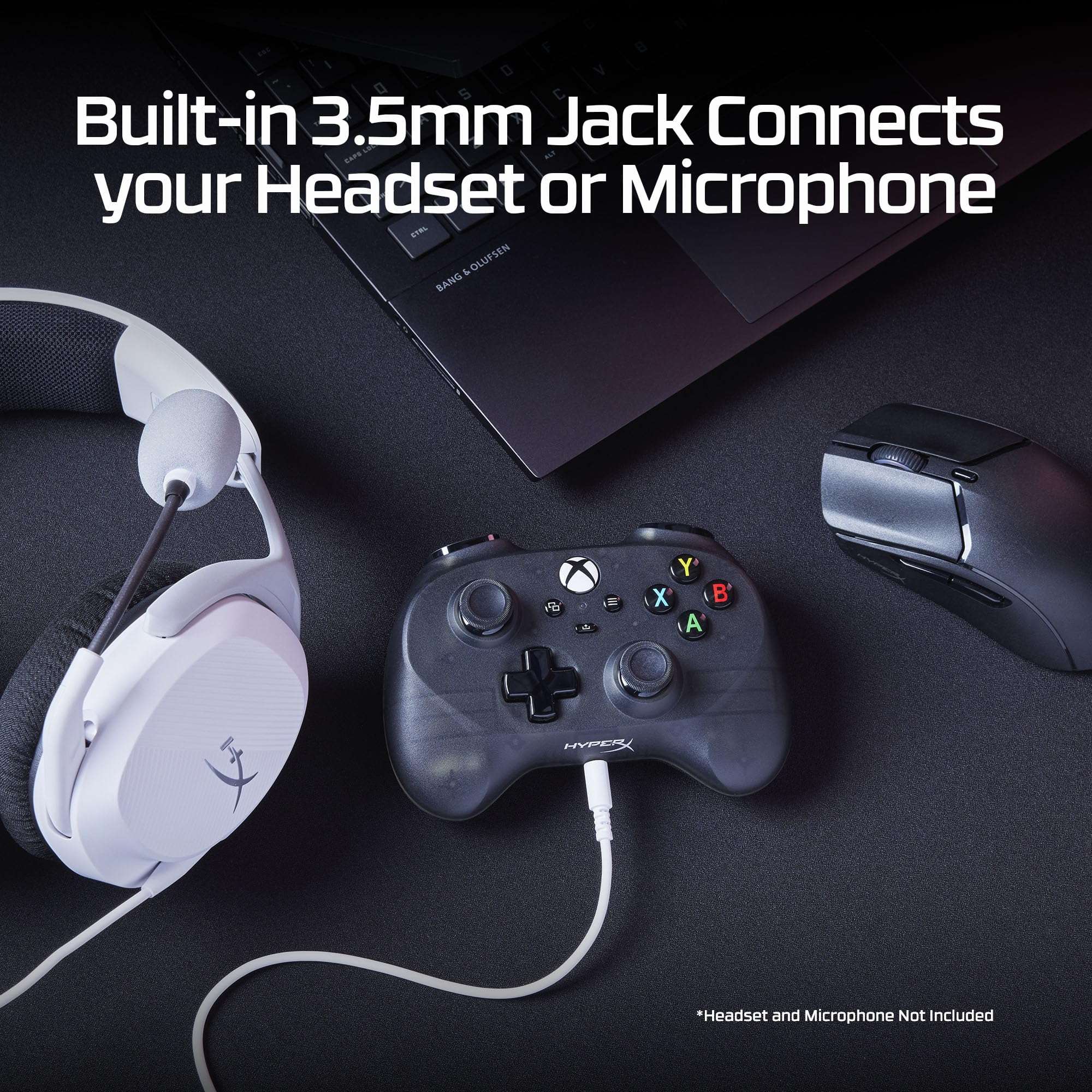 HyperX Clutch Tanto – Mini Wired Gaming Controller for Xbox Series X|S Licensed Compact Full Featured Wired Black 5