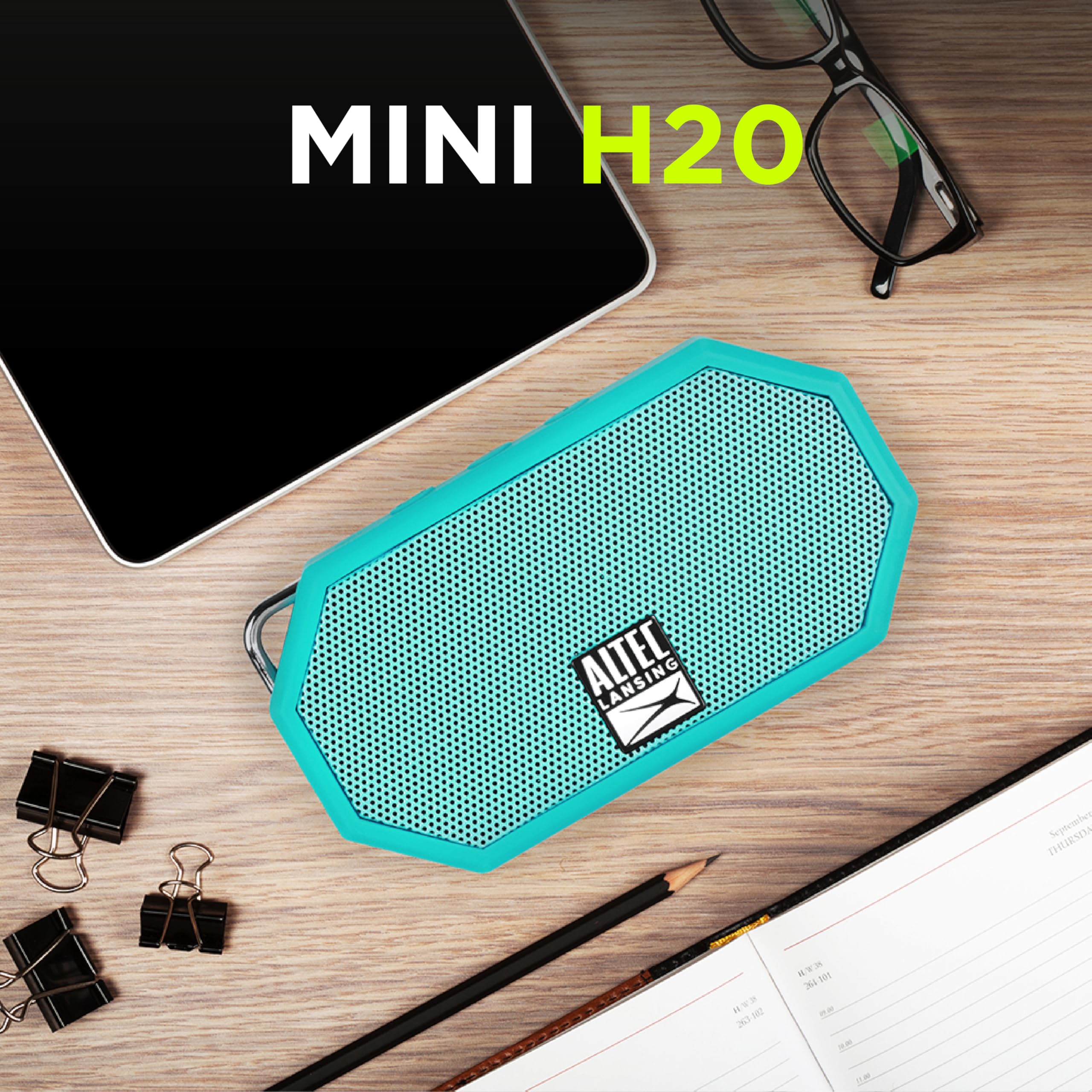 Altec Lansing Mini H2O - Waterproof Bluetooth Speaker, IP67 Certified & Floats in Water, Compact & Portable Speaker for Hiking, Camping, Pool, and Beach 4