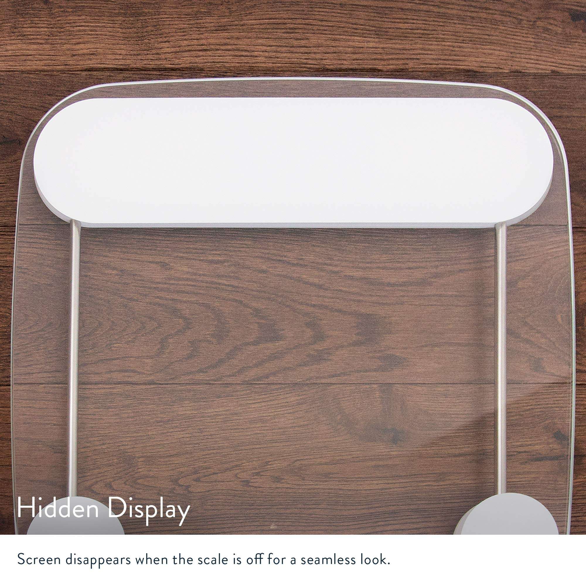 Greater Goods Digital Weight Bathroom Scale, Shine-Through Display, Accurate Glass Scale, Non-Slip and Scratch Resistant, Body Weight (Clear) 6