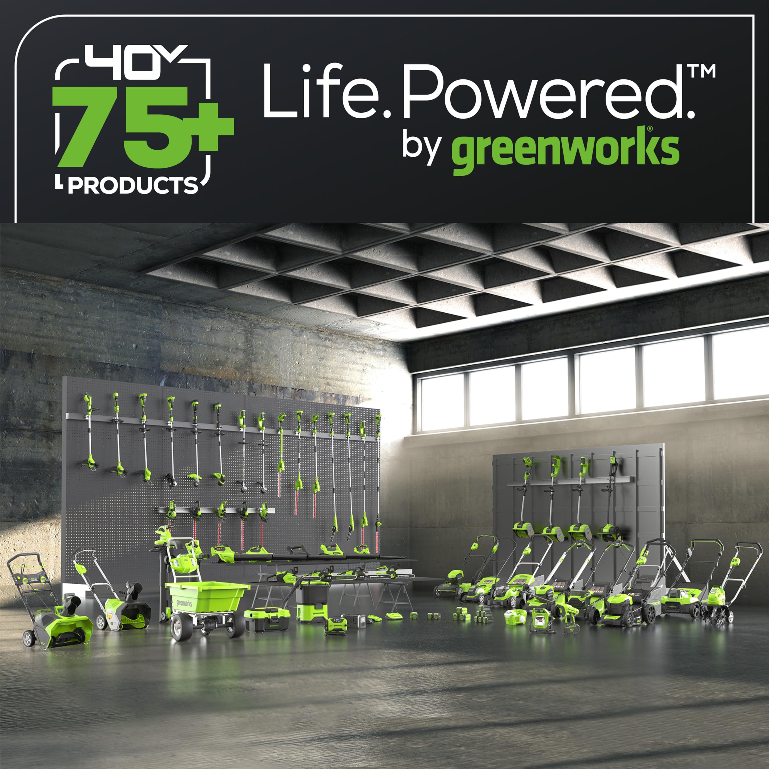 Greenworks 40V 13-Inch Cordless String Trimmer / Edger (Gen 2), 2.0Ah USB Battery and Charger Included 4