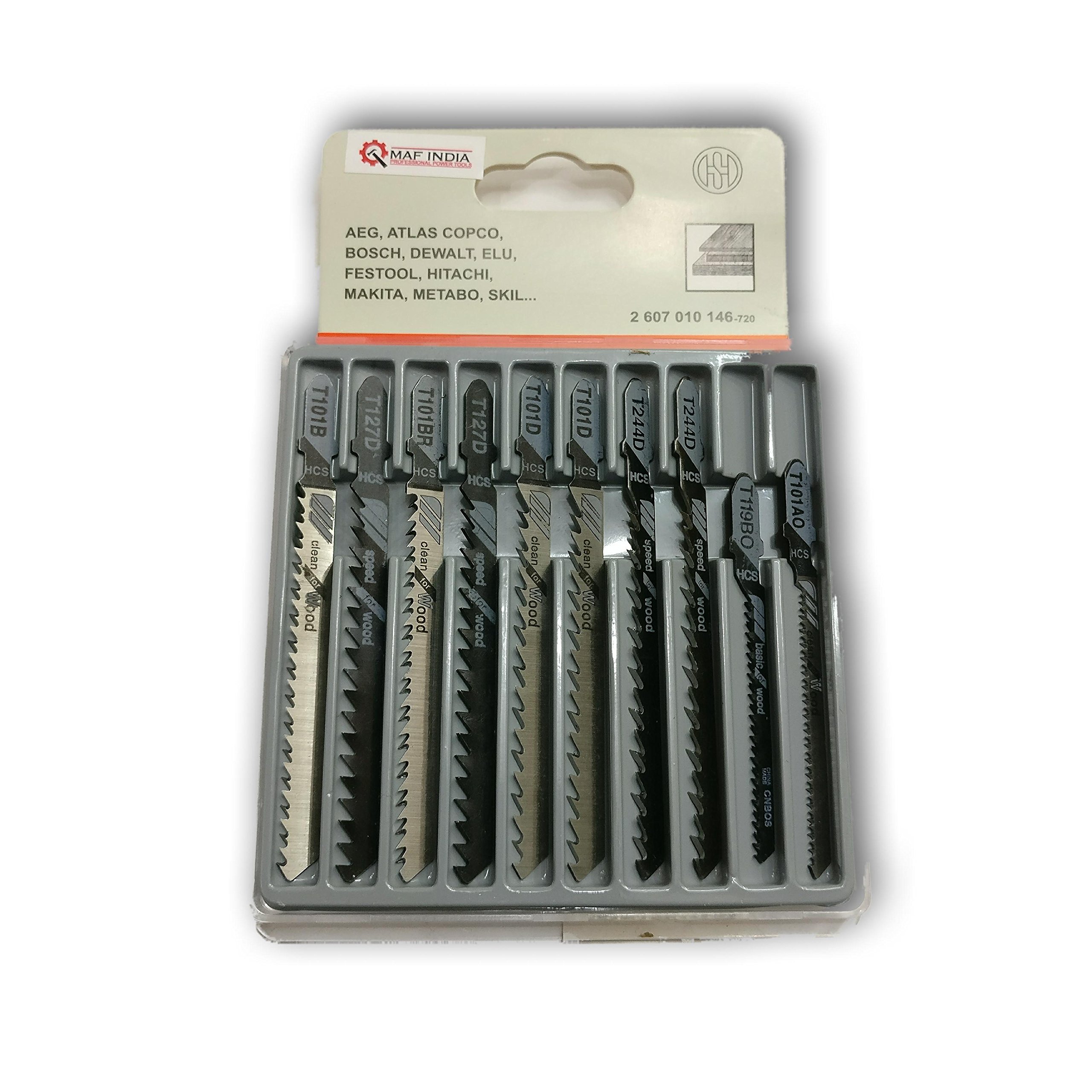 KROST TC818-10P Giant Pack of 10 Pieces Superior Quality Jigsaw Blades for Wood 3