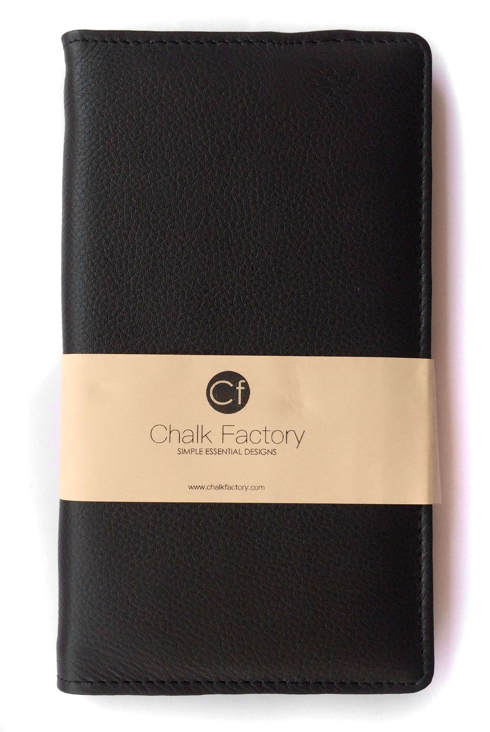 Chalk Factory Black Leather Case for Lg L60 X-147 (Black) Mobile Phone 3