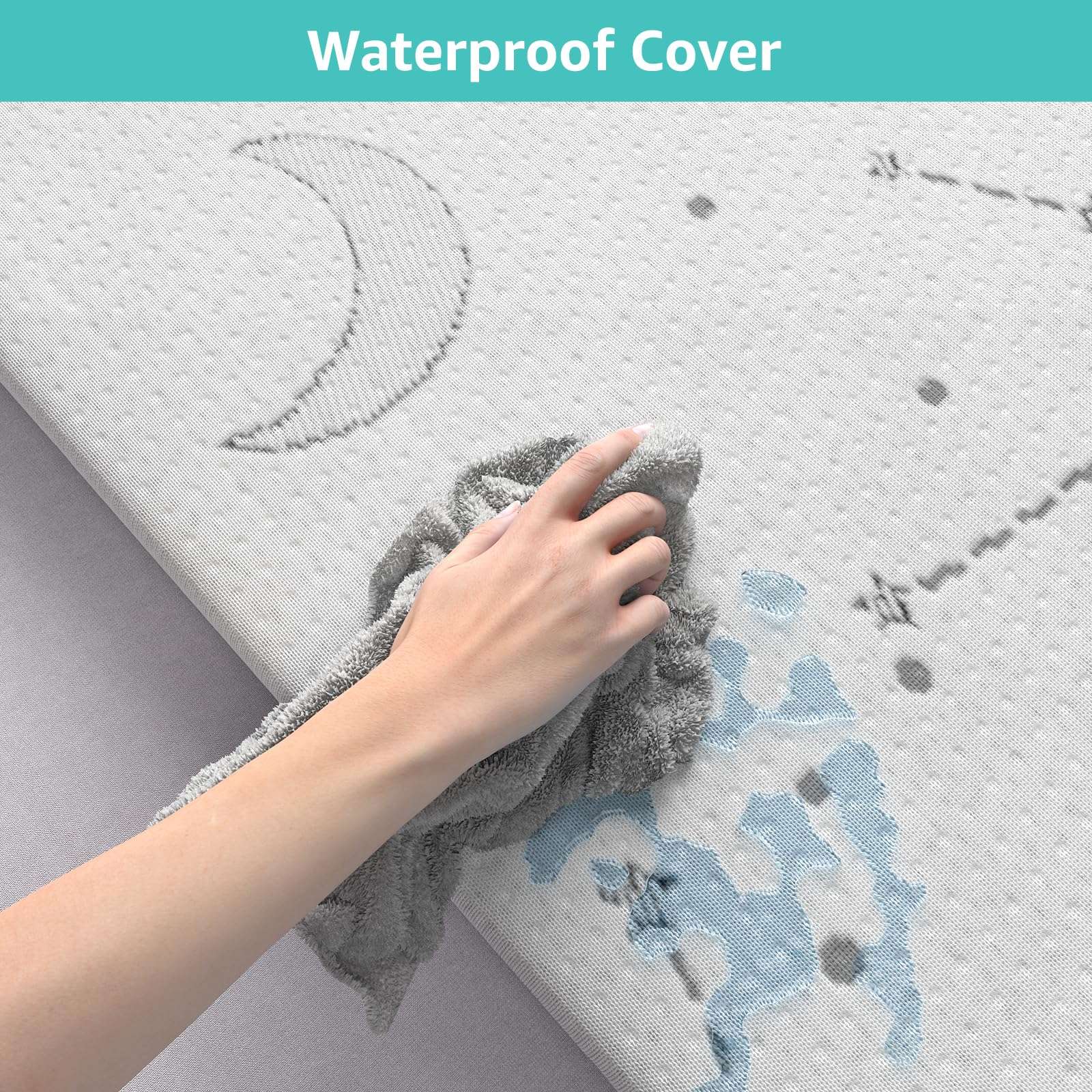 YENING Cotton Mattress - Handmade Ogranic Cotton Floor Mattress | Mattress Single Bed 2.5x6 | Gadda Play Mattresses (Cotton Mattress, 2.5 x 06 FT) 5