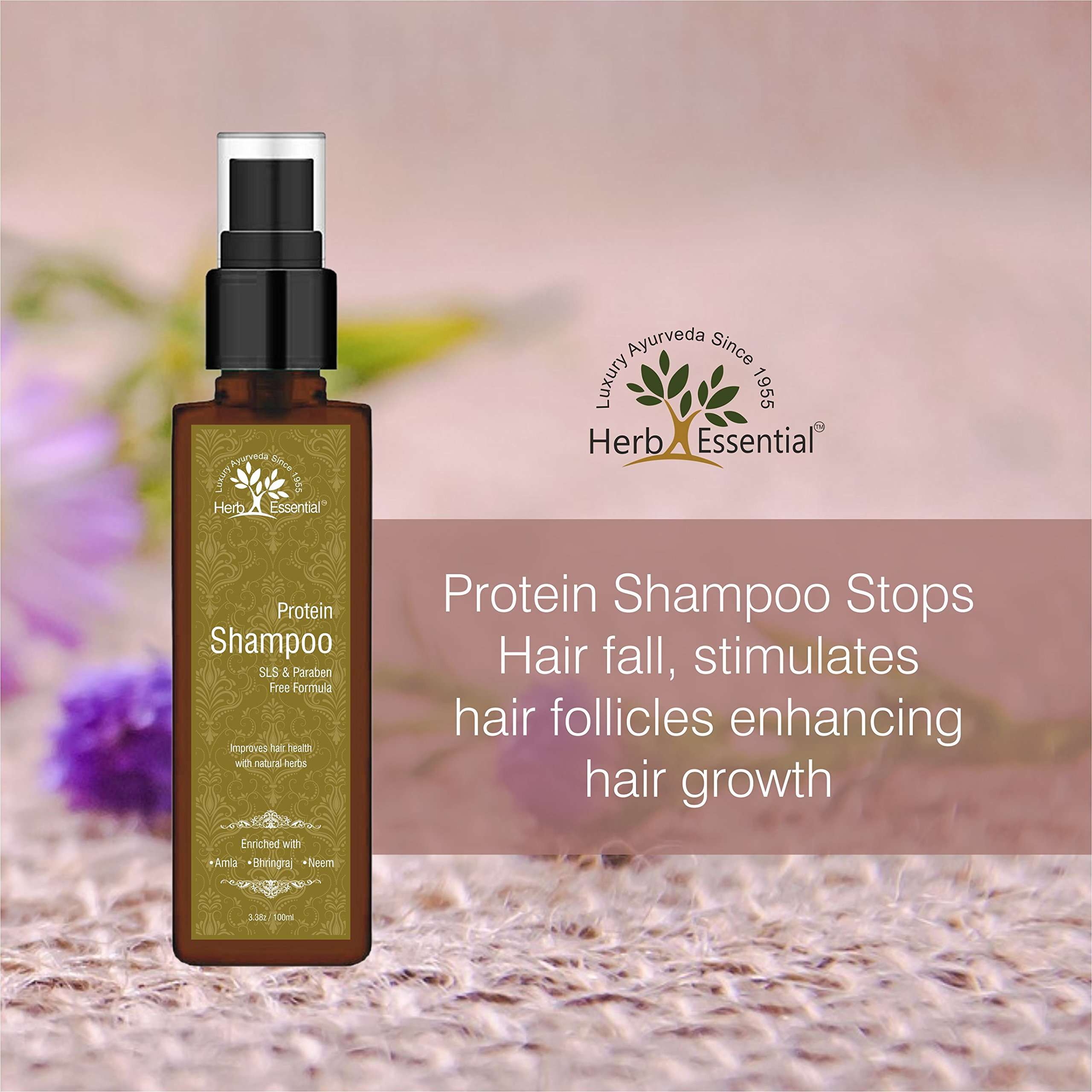Herb Essential Protien Shampoo, 100 Ml 6