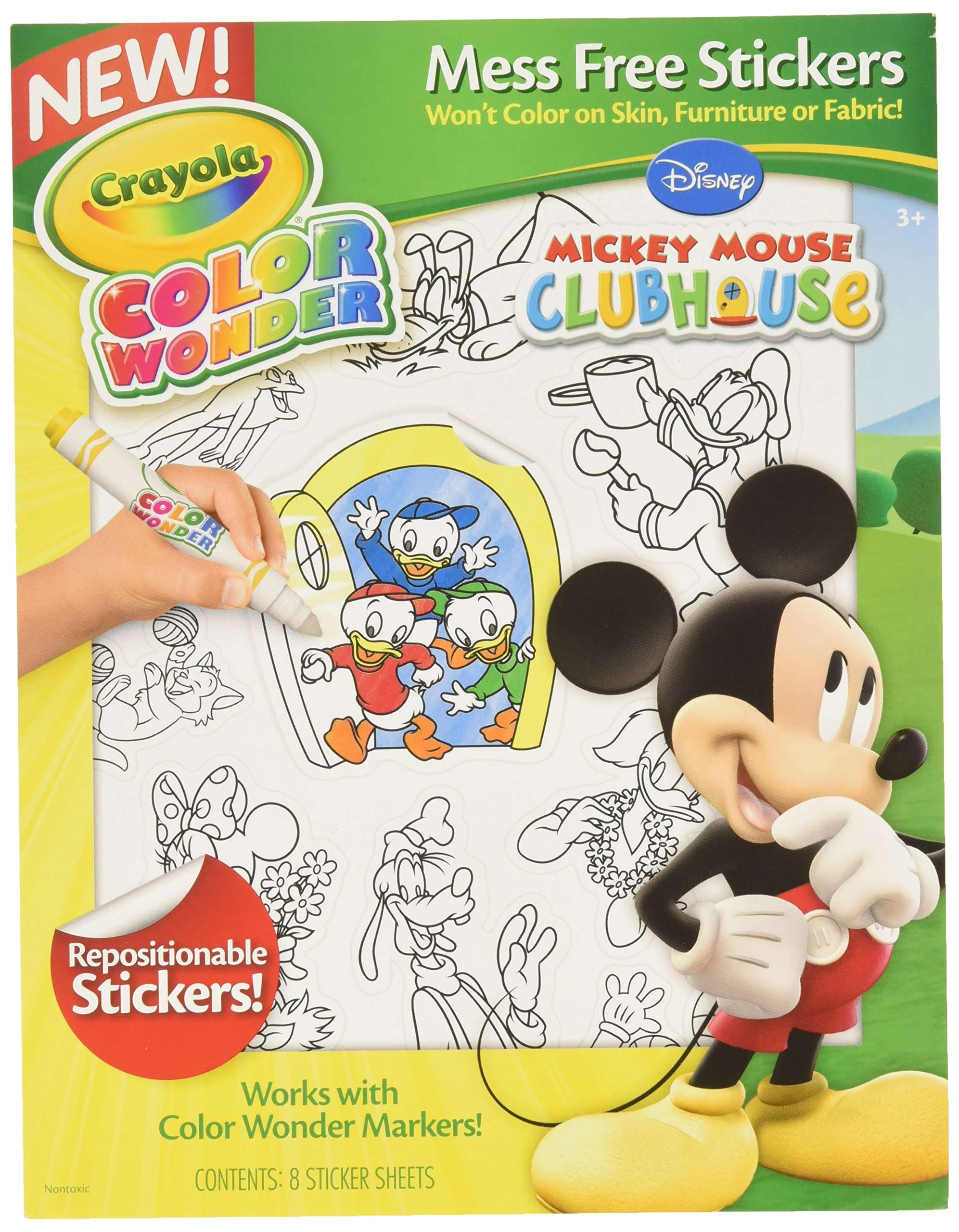Crayola Color Wonder Stickers, Mickey Mouse Club House (75-5852) 1