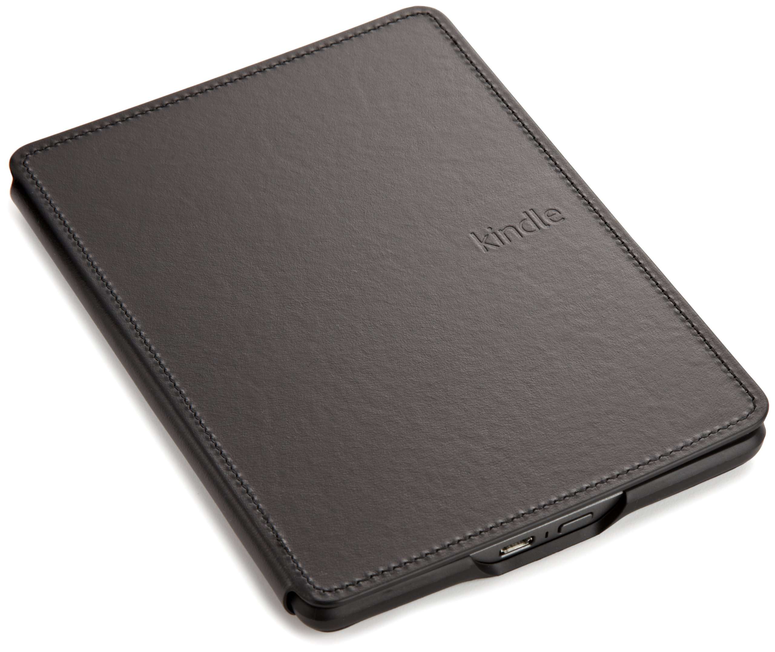 Amazon Kindle Leather Cover, Black (does not fit Kindle Paperwhite, Touch, or Keyboard) 3