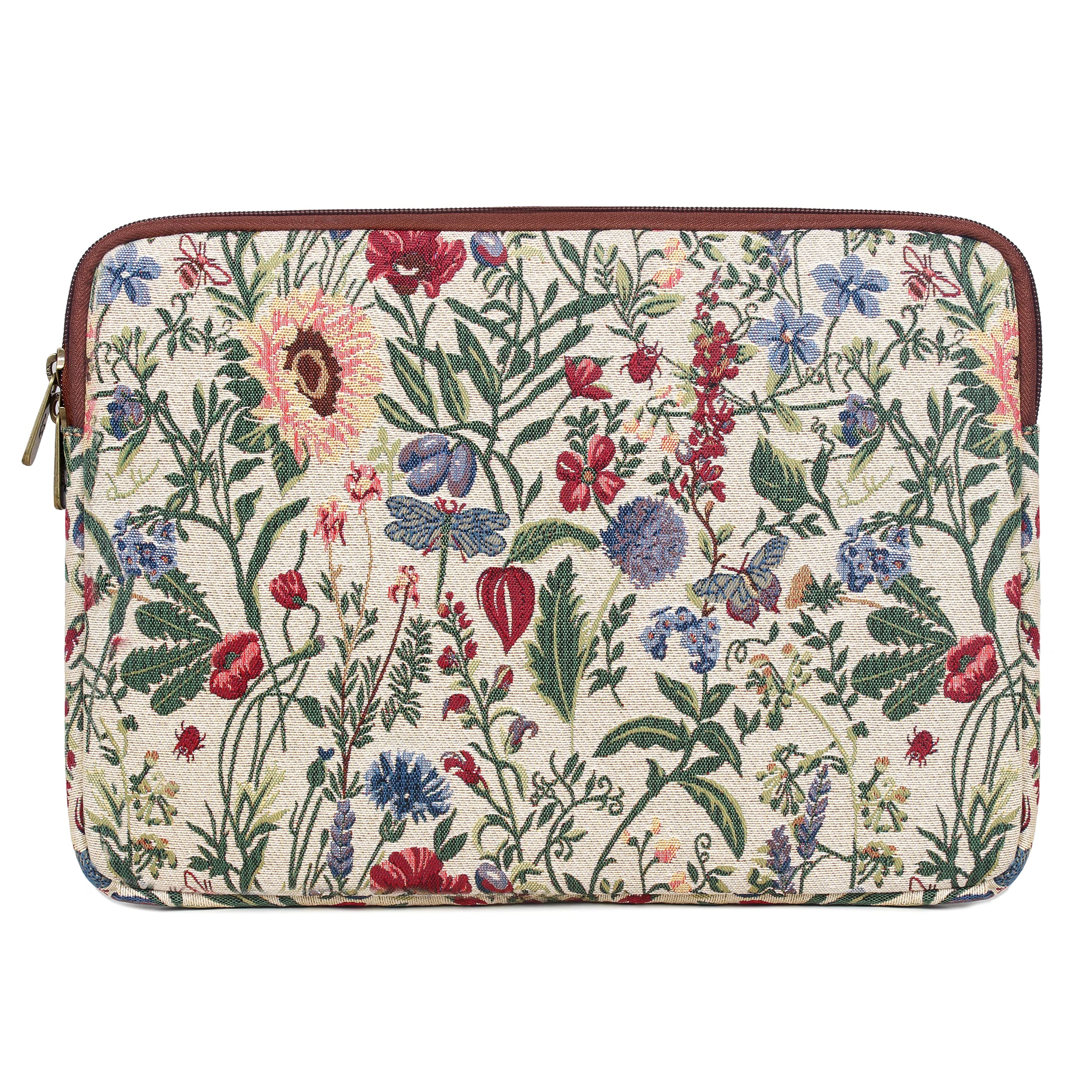 The Clownfish Swift Tapestry Fabric Unisex 15.6 inch Tablet Case Laptop Sleeve (Flax) 5