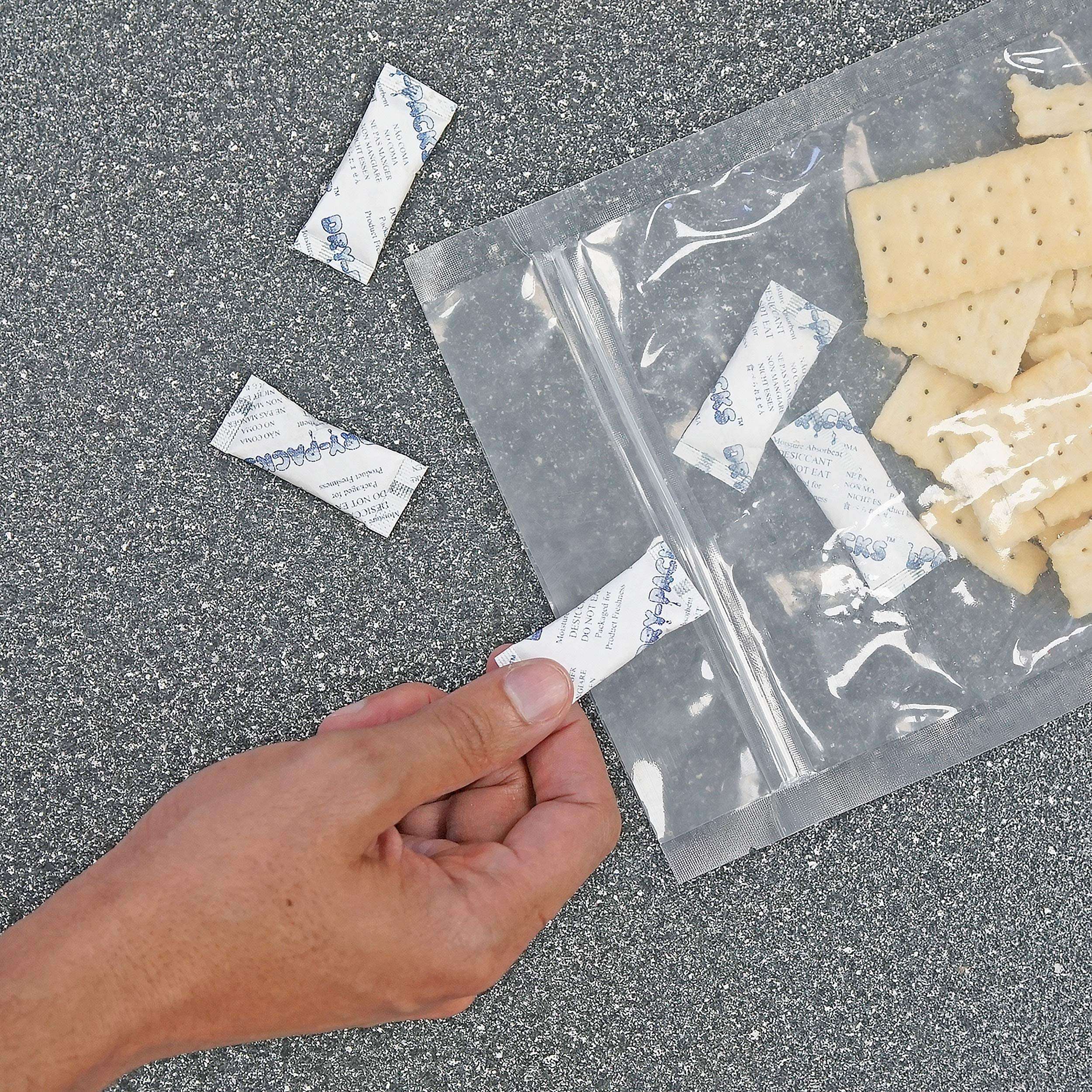 Dry-Packs Absorbent Industries Silica Gel in Cotton Dehumidifier Absorbs Moisture 2 Gram 50PK 6