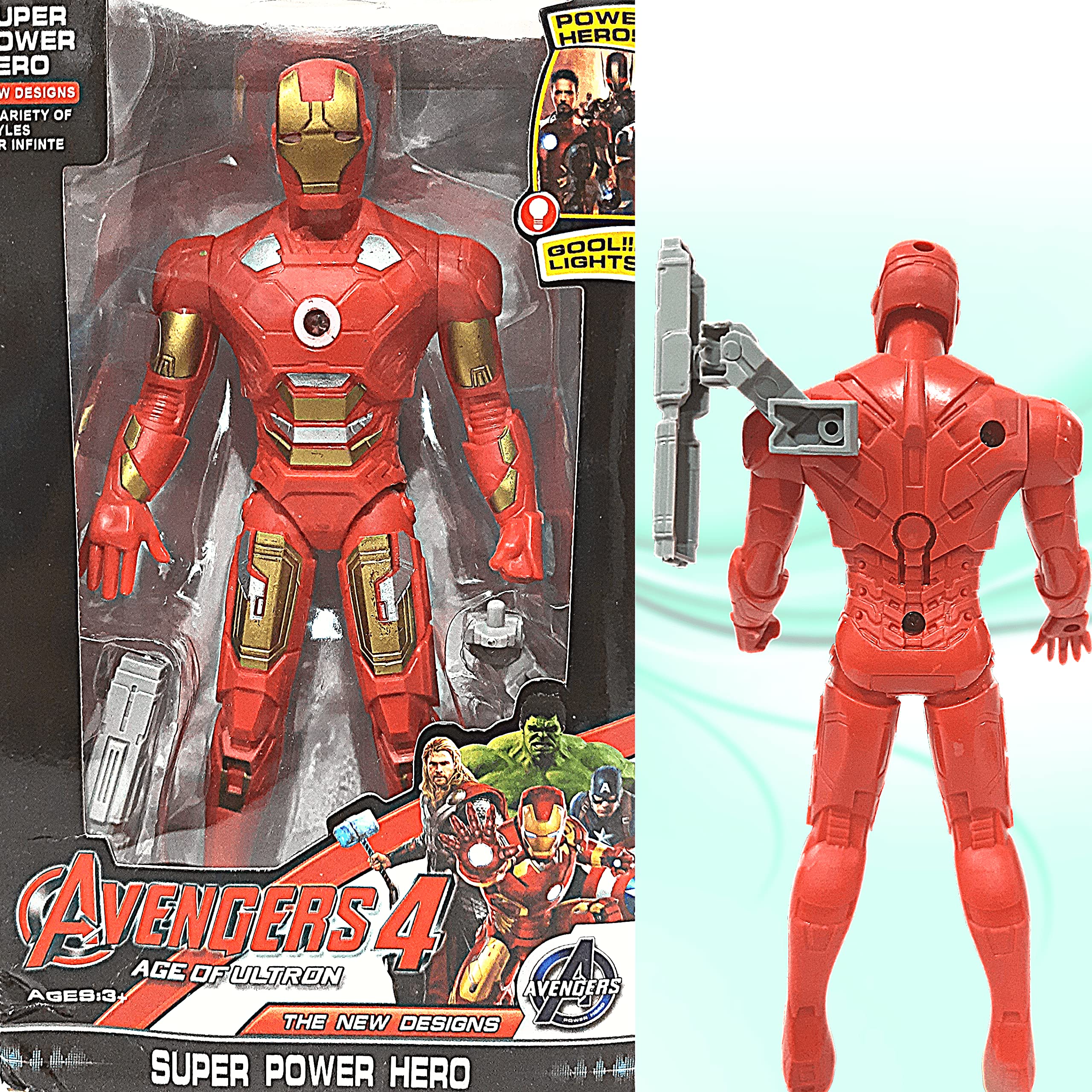 Iron Man Toys for Boys |Action Figures for Kids |Iron Man Toys |Iron Man Toys |Action Figures |Hot Toys Iron Man |Avengers |Marvel Toys |Iron Man |Iron Man Toy |Years Toy (7 Inch) 5