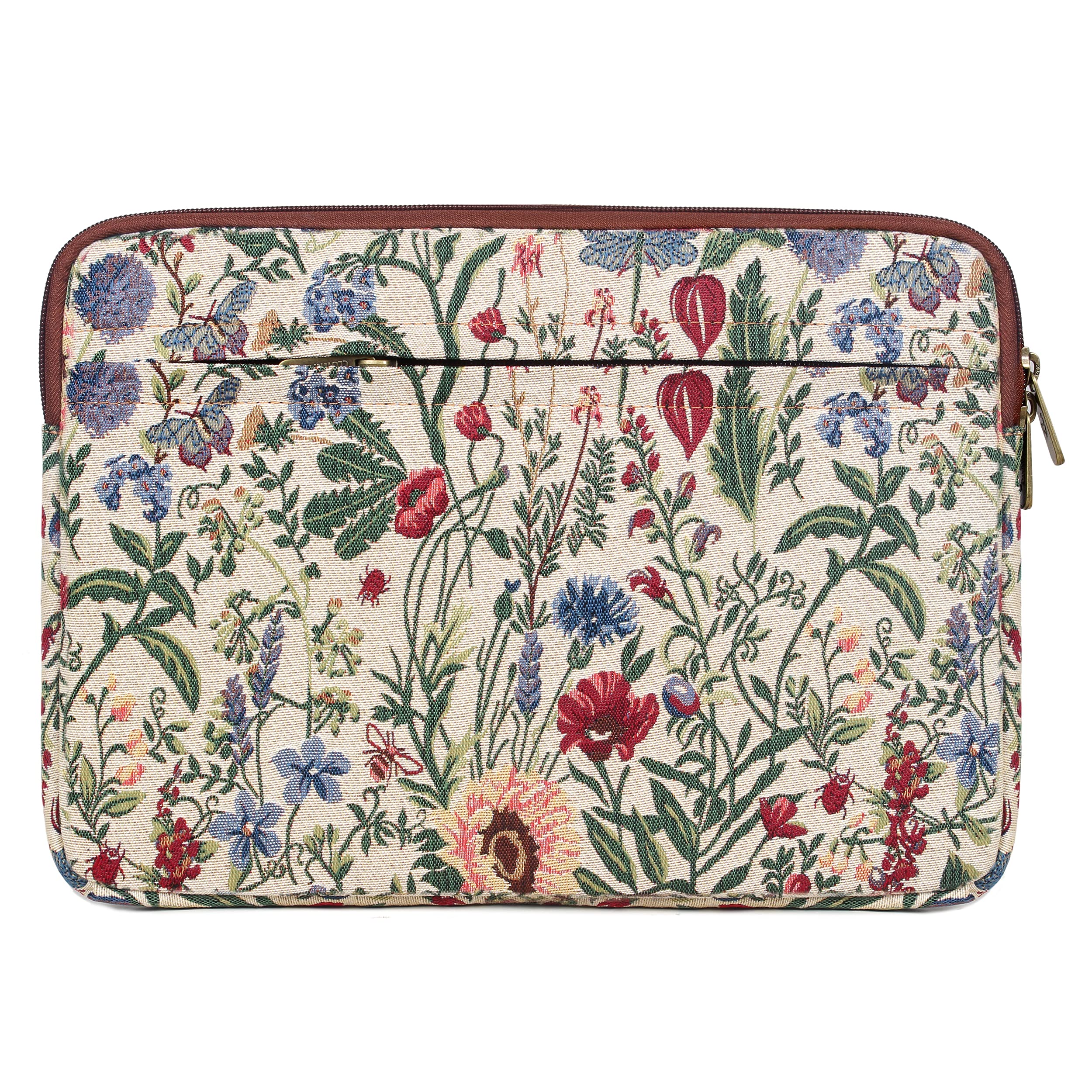 The Clownfish Swift Tapestry Fabric Unisex 15.6 inch Tablet Case Laptop Sleeve (Flax) 1