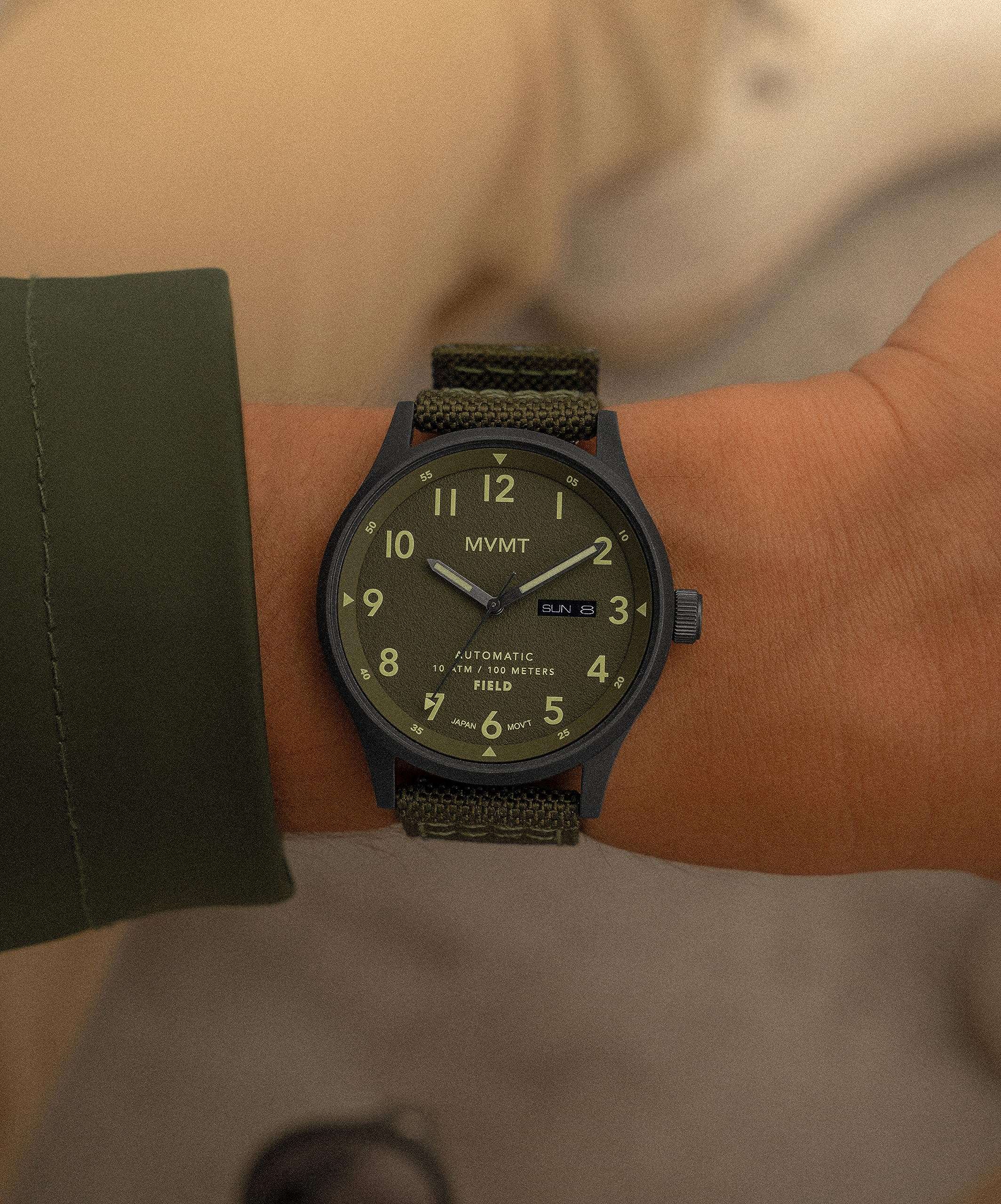 MVMT Field Men's Automatic Watch (Pine Green) 6