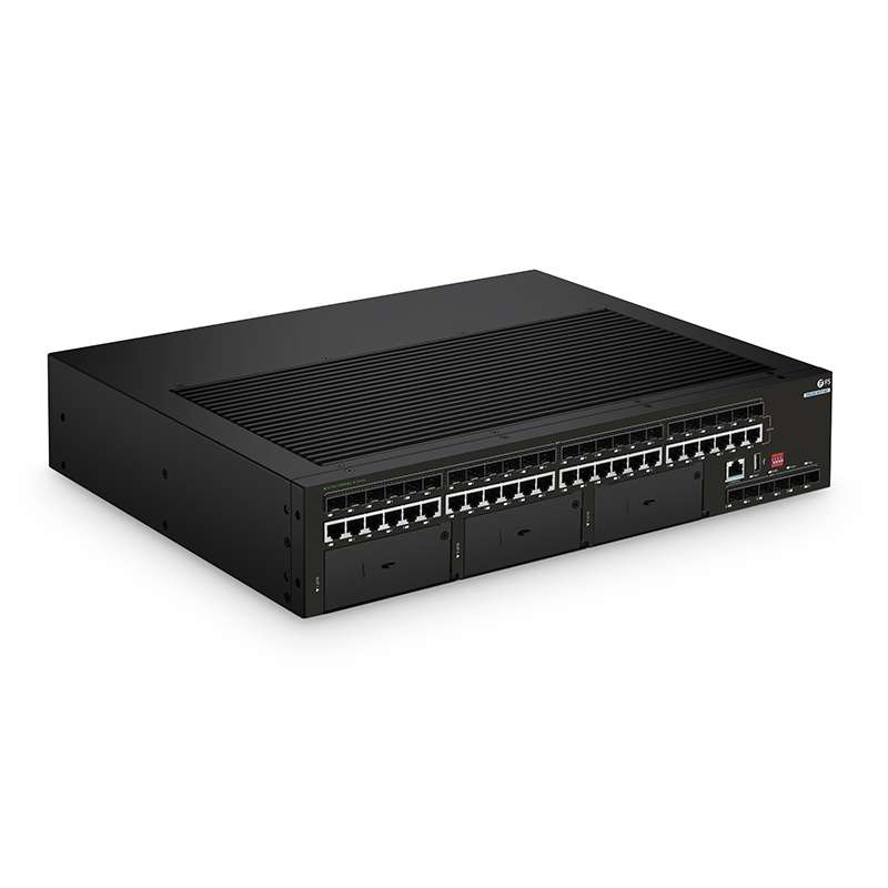 IES5220-30TS-3ES, 3-Slot Modular Ethernet L3 Managed Industrial Switch, 24 x 1Gb RJ45/SFP Combo, with 6 x 1/10Gb SFP+, -40 to 70°C Operating Temperature 4