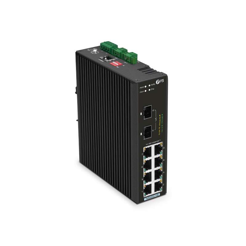 TSN3220-10S, 10-Port Gigabit Ethernet L2 Managed Industrial Switch, 8 x 10/100/1000BASE-T, with 2 x 1/10Gb SFP+, -40 to 75°C Operating Temperature 6
