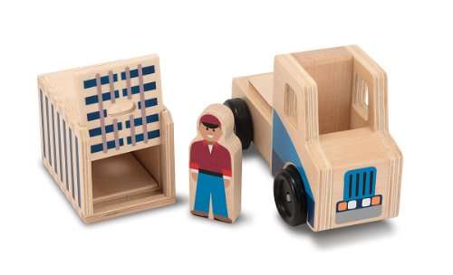 Melissa & Doug Whittle World Cargo Ship and Truck Set 2