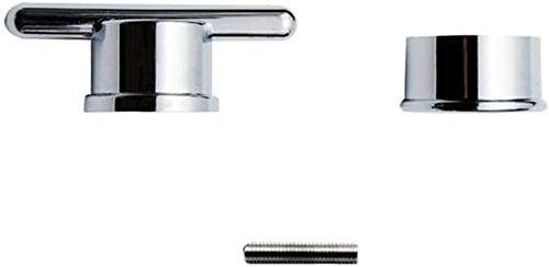 Fulinmen 2pc Door Handles Electroplated Plastic Single Hole Shower Room Accessories Door Knob Handles, for Interior Furniture Cabin (Color : Silver) 4