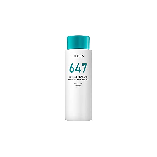 Japanese ULUKA 647 Intensive Treatment Repairing Toner/ Emulsion to Help Balance Amplify Skins Hyaluronic Acid Levels Hydration Toner/ Emulsion, Soothing Repair Nourishing Skin (Emulsion) 2