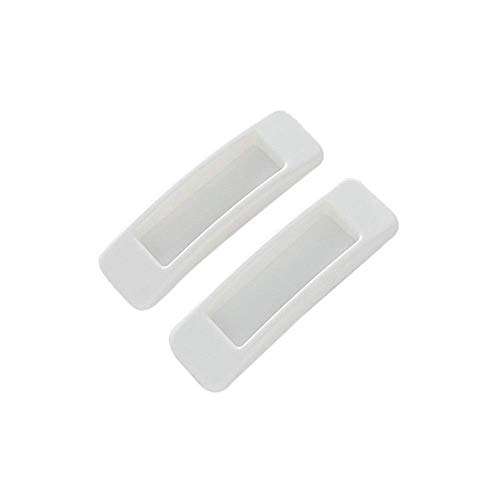 Fulinmen Door Handles Plastic Glass Window Cabinet Drawer Tools Auxiliary Door Handles Sliding Door Handle White Gray Portable, 2 P Color : A(2pc) 2